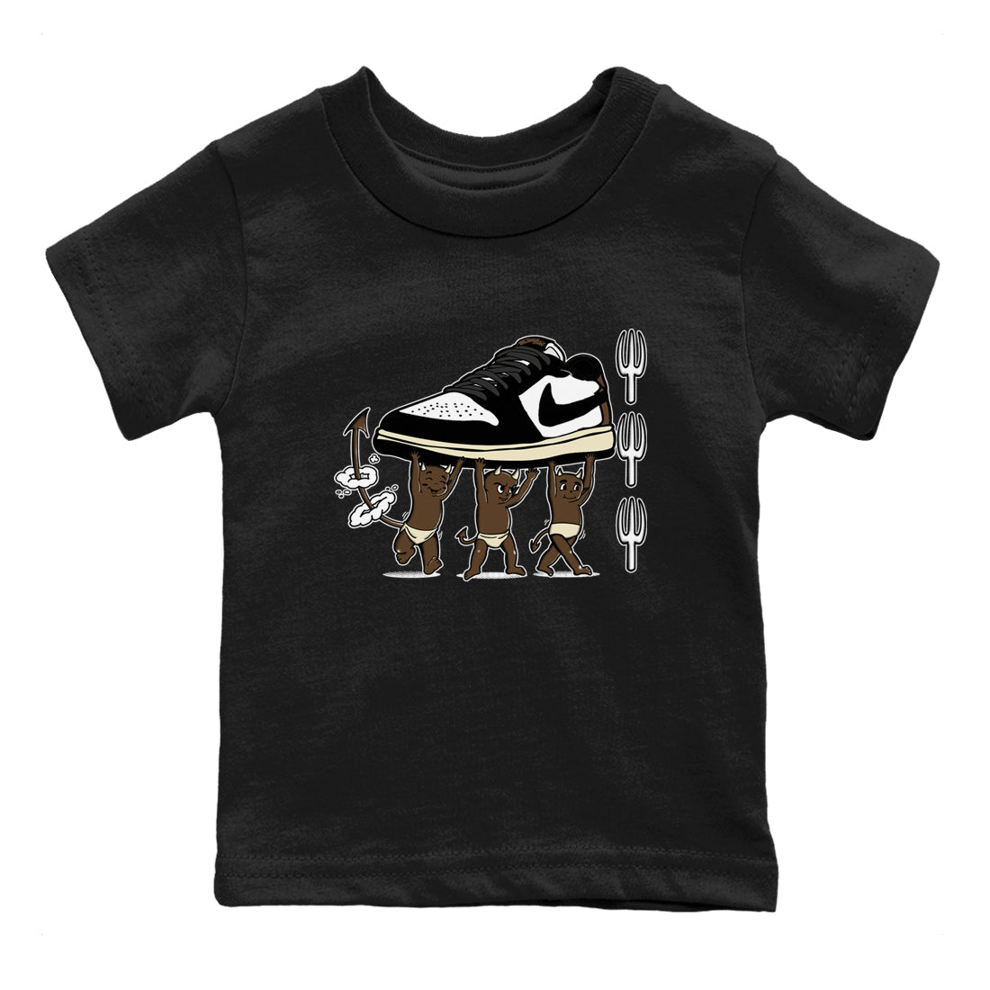 Devil Babies snkmatch Tees Kids - Air Jordan 1 Mocha