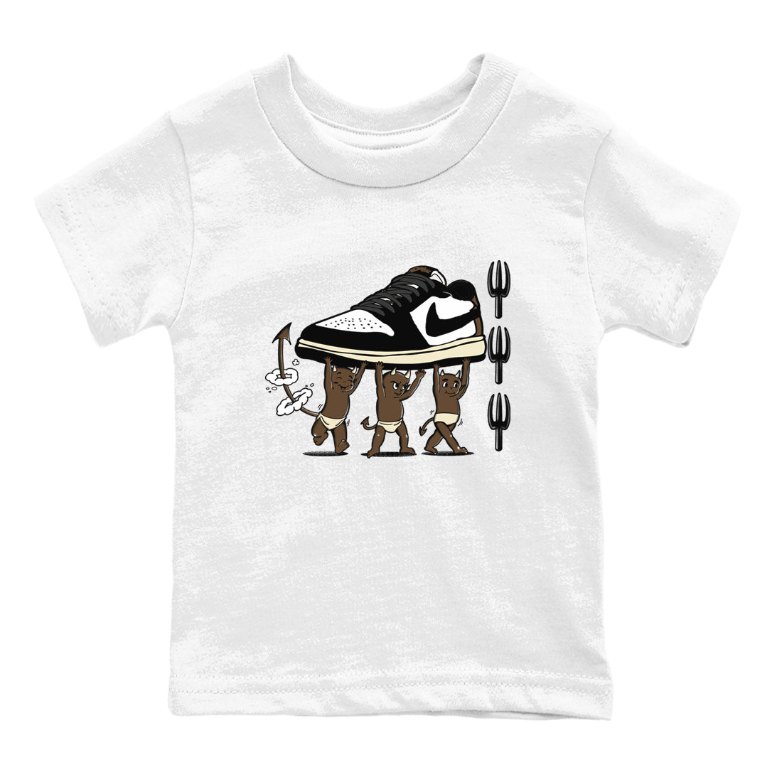 Devil Babies snkmatch Tees Kids - Air Jordan 1 Mocha