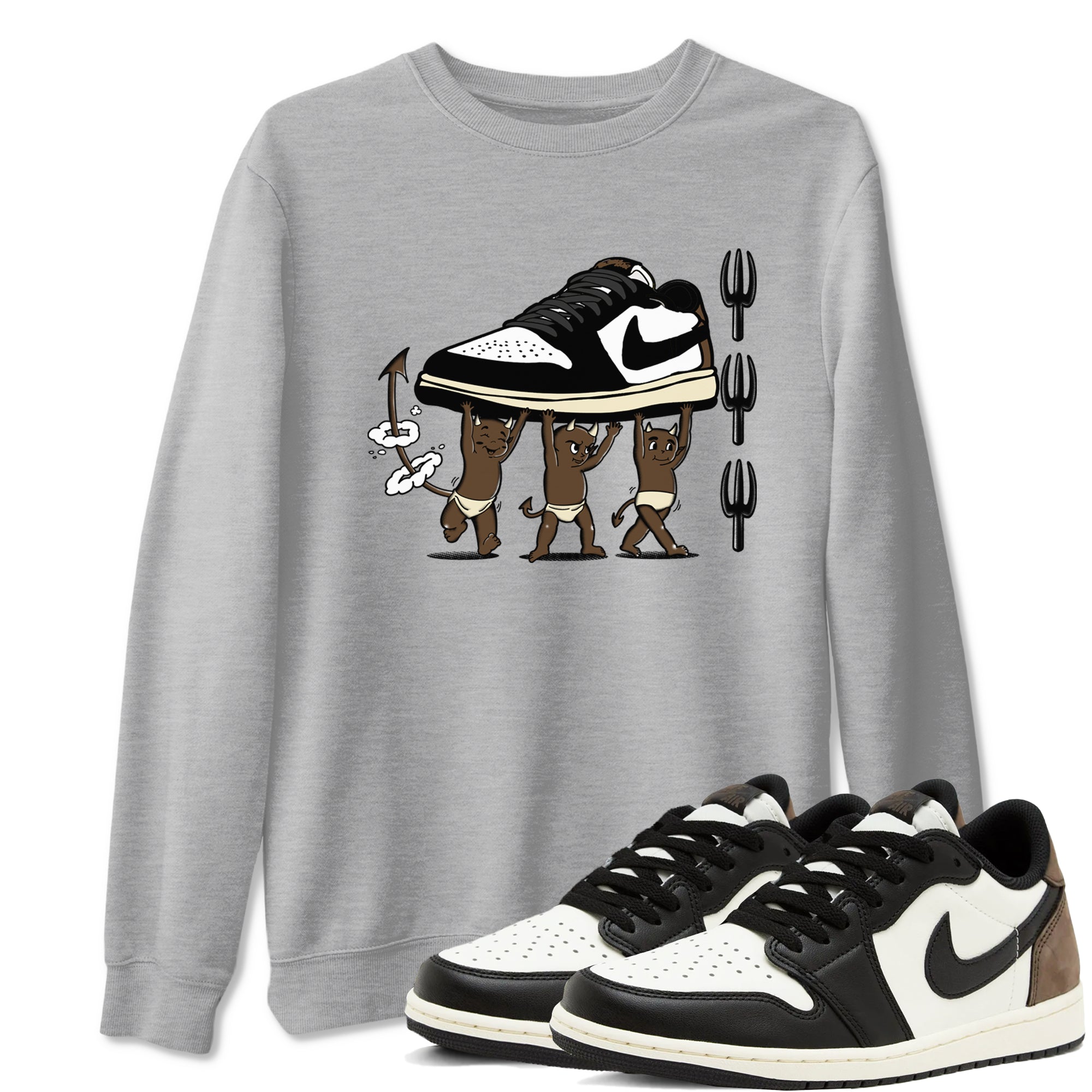 Devil Babies snkmatch Tees - Air Jordan 1 Mocha