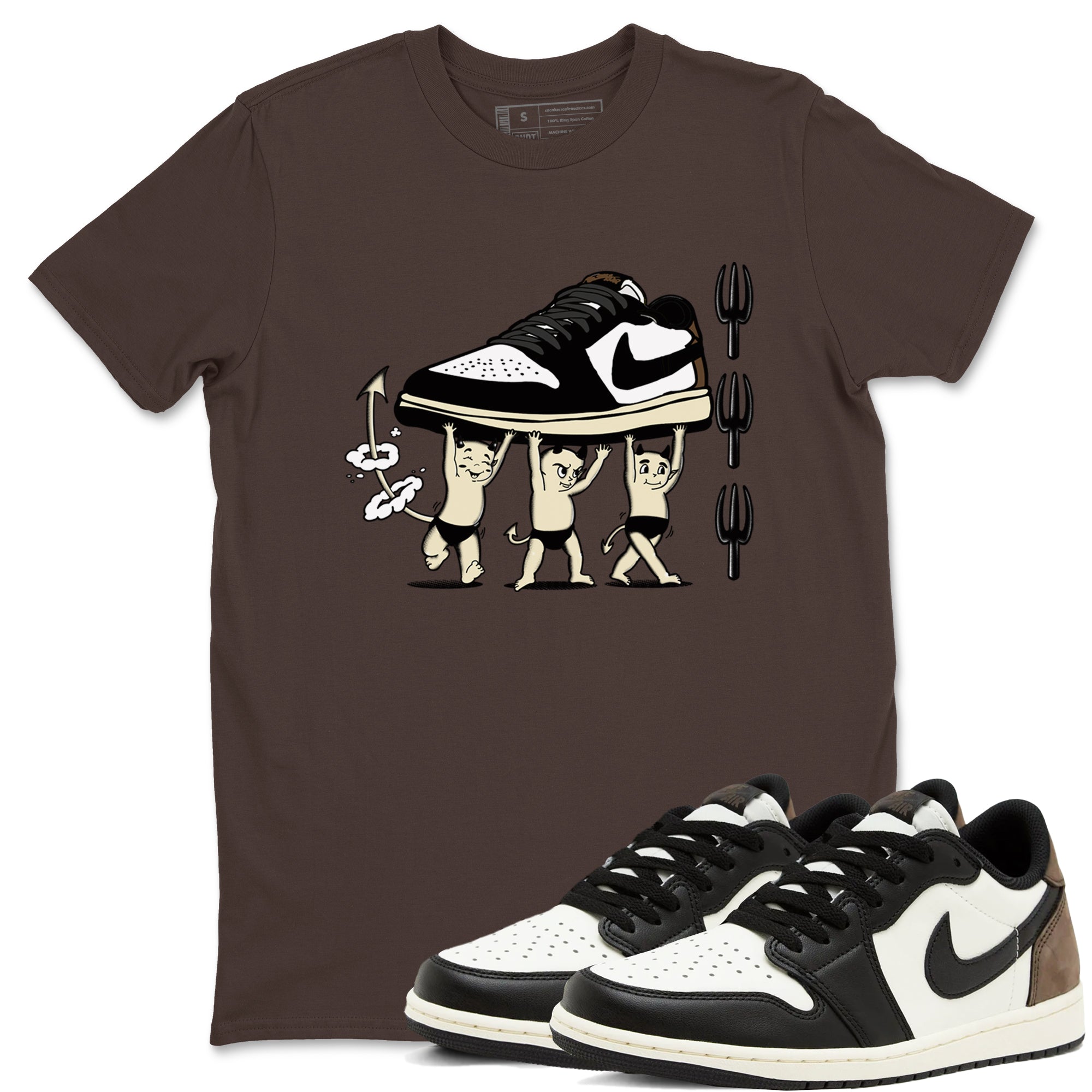 Devil Babies snkmatch Tees - Air Jordan 1 Mocha