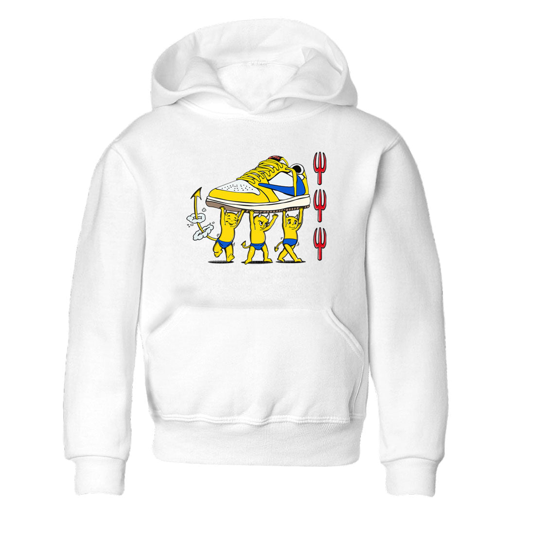 Devil Babies snkmatch Tees Kids - Air Jordan 1 Travis Scott Canary