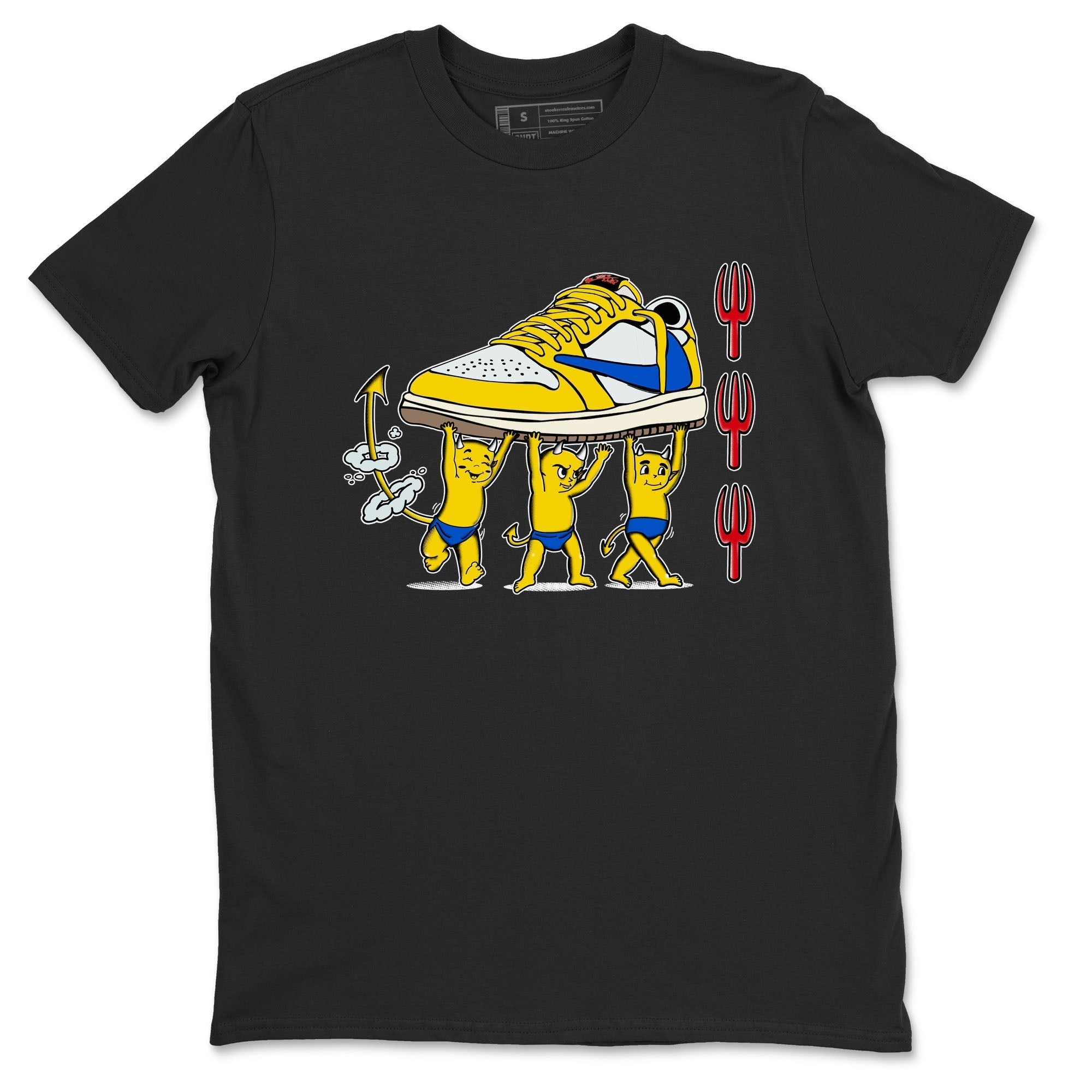 Devil Babies snkmatch Tees - Air Jordan 1 Travis Scott Canary