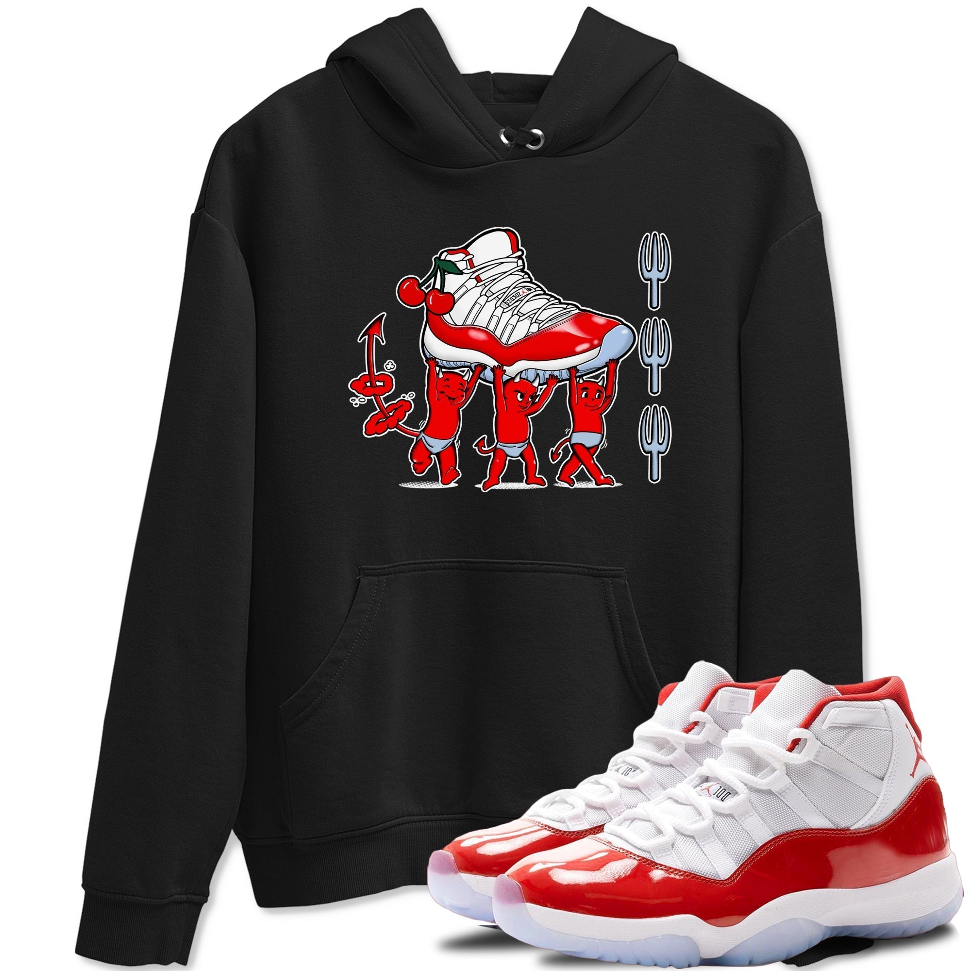 Devil Babies snkmatch Tees - Air Jordan 11 Cherry