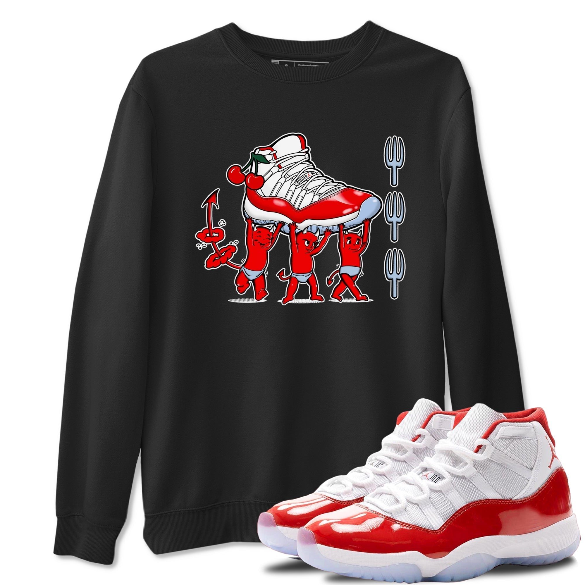 Devil Babies snkmatch Tees - Air Jordan 11 Cherry