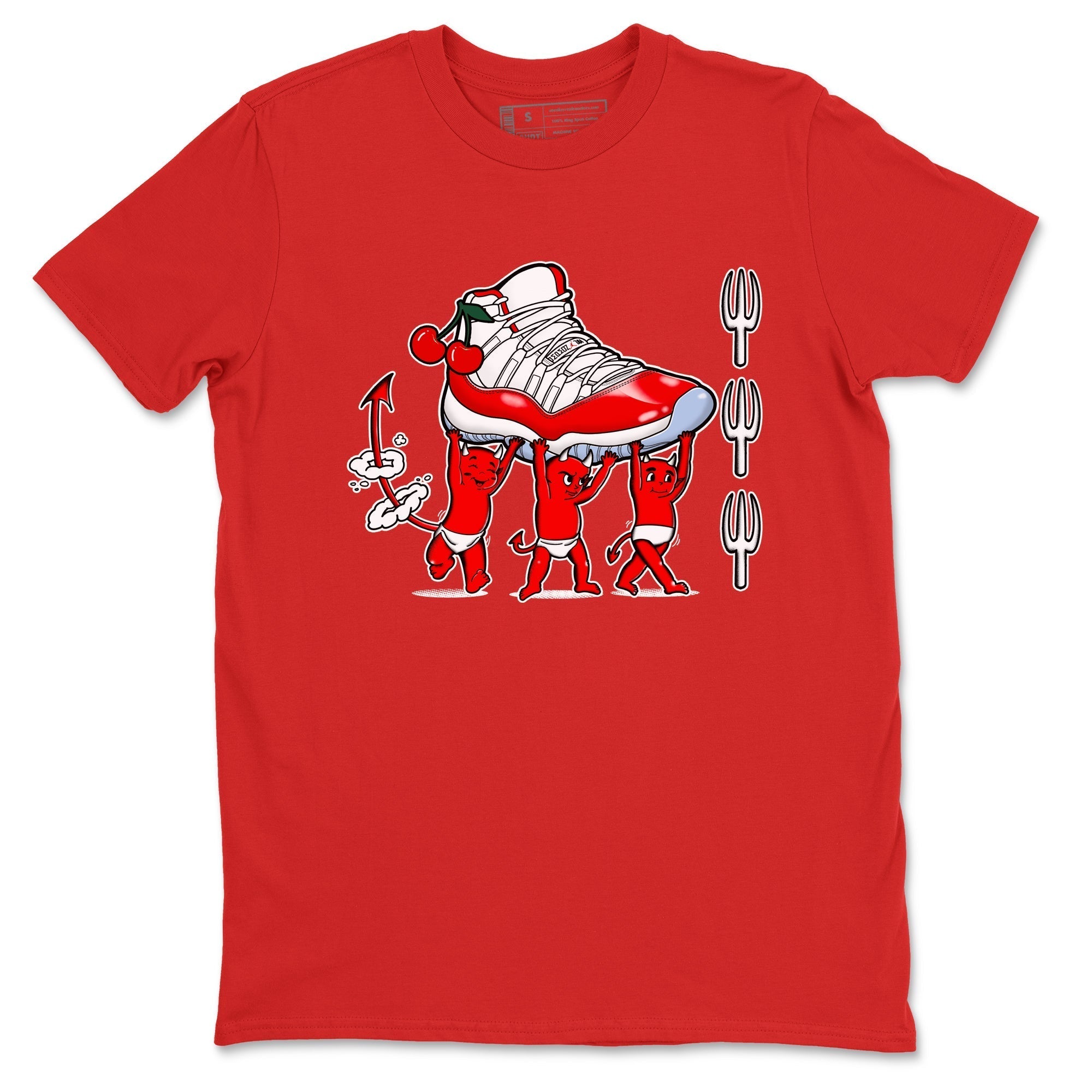 Devil Babies snkmatch Tees - Air Jordan 11 Cherry