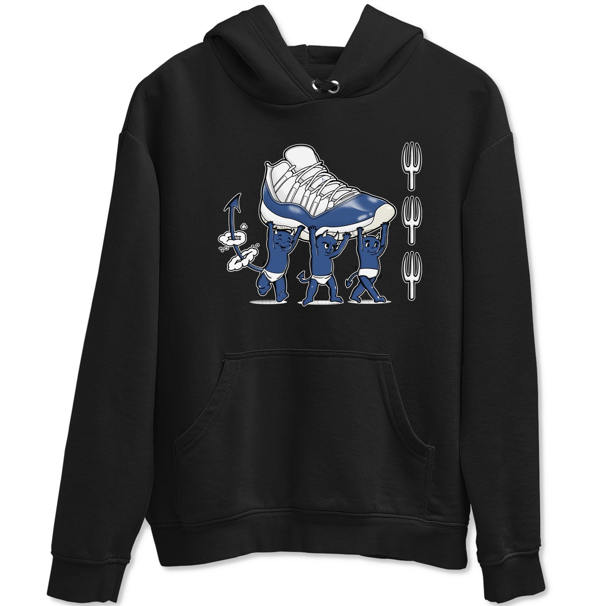 Devil Babies snkmatch Tees - Air Jordan 11 Diffused Blue