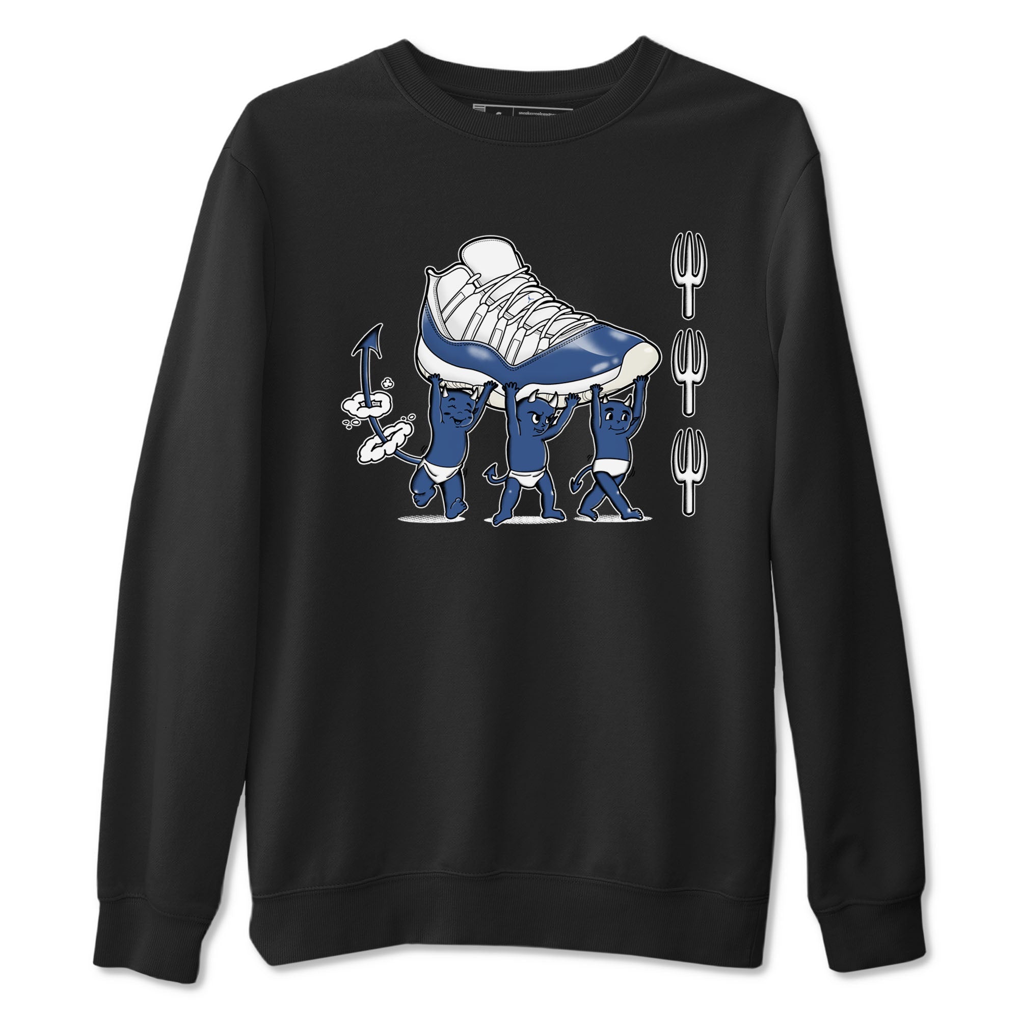 Devil Babies snkmatch Tees - Air Jordan 11 Diffused Blue