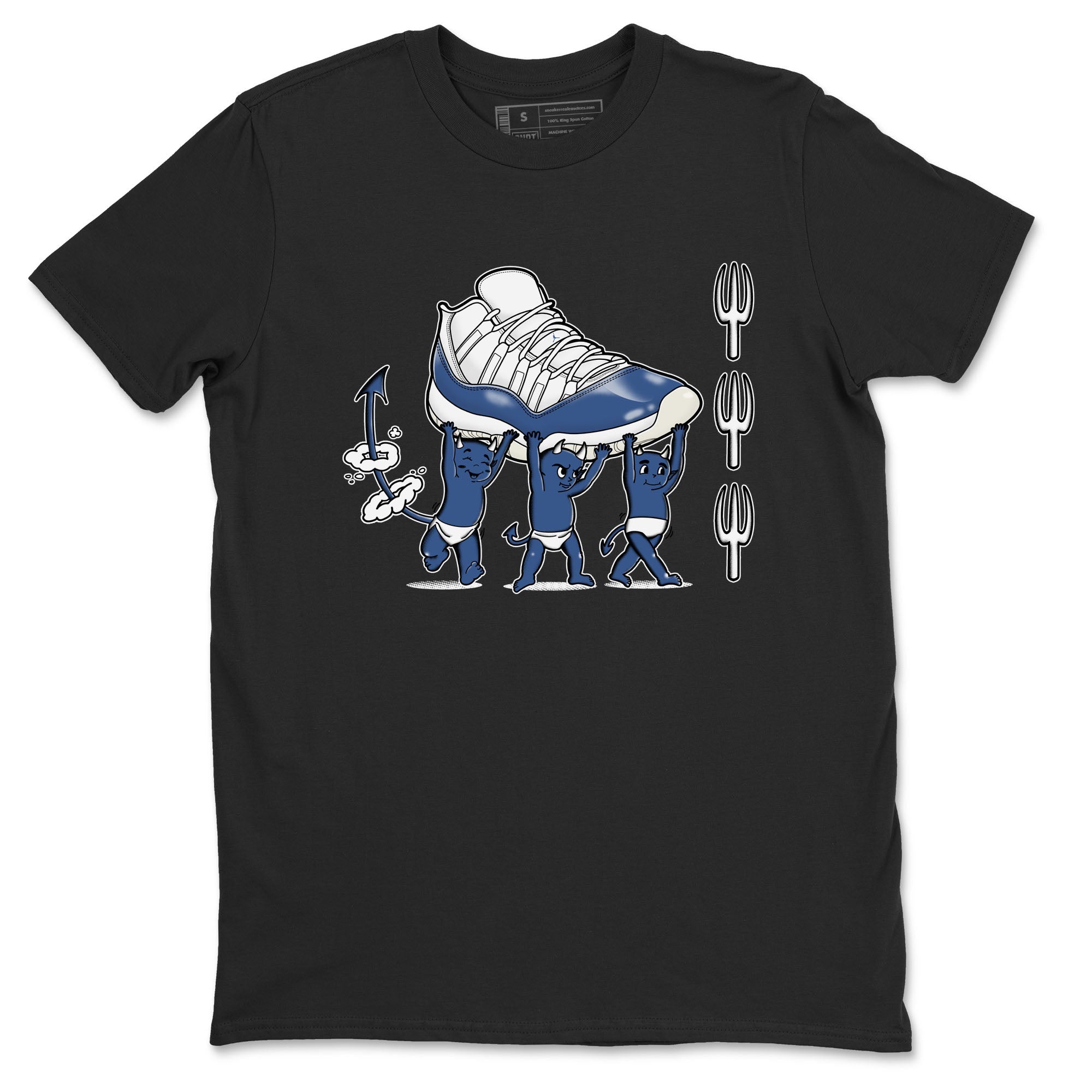 Devil Babies snkmatch Tees - Air Jordan 11 Diffused Blue