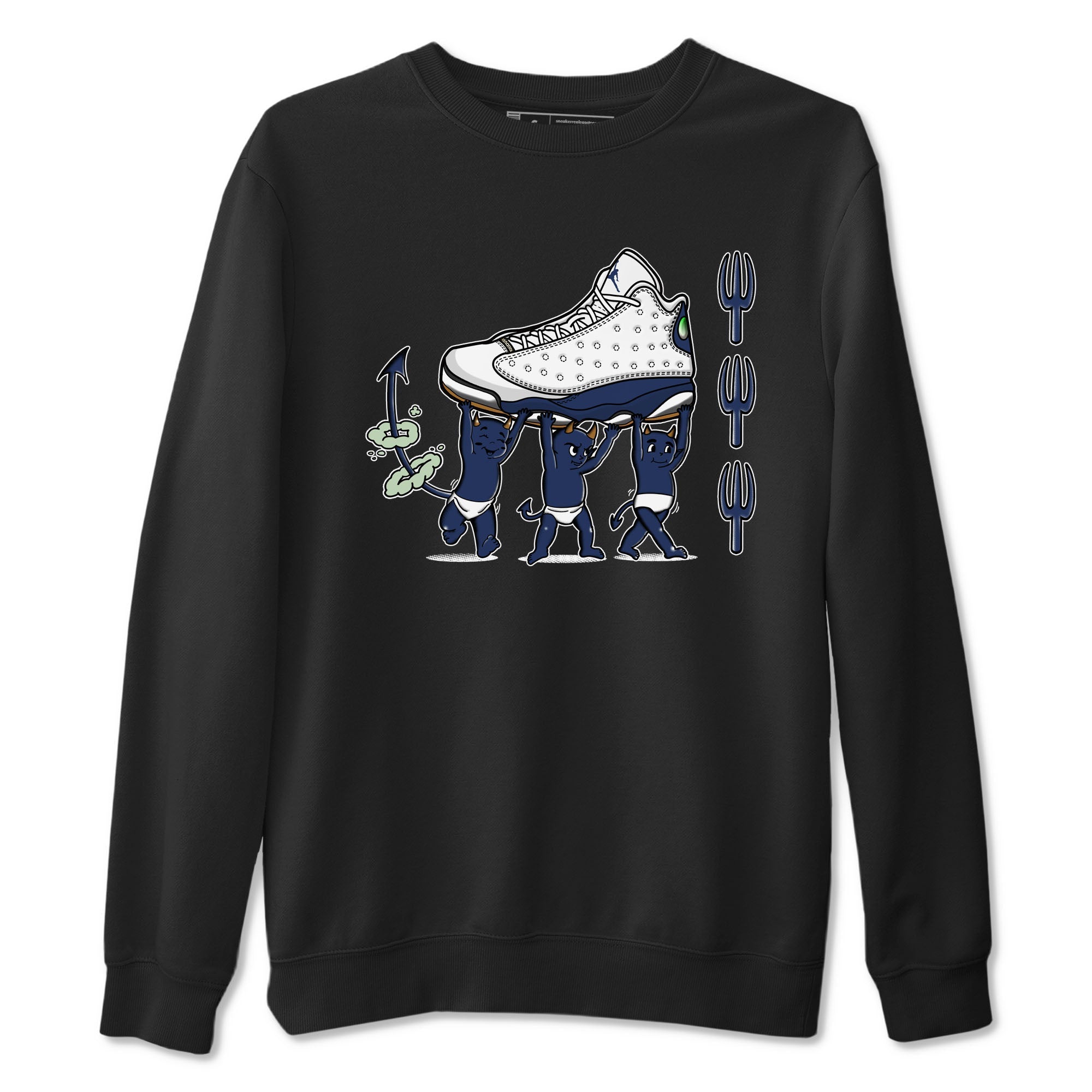 Devil Babies snkmatch Tees - Air Jordan 13 Midnight Navy