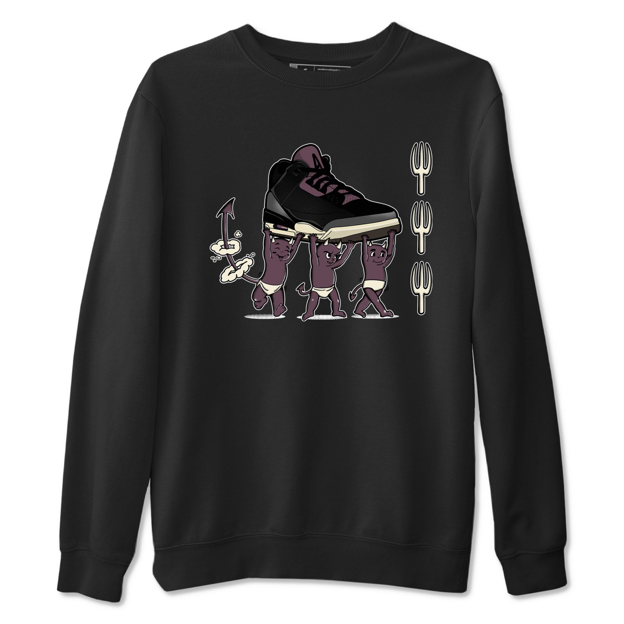 Devil Babies snkmatch Tees - Air Jordan 3 A Ma Maniere x Black
