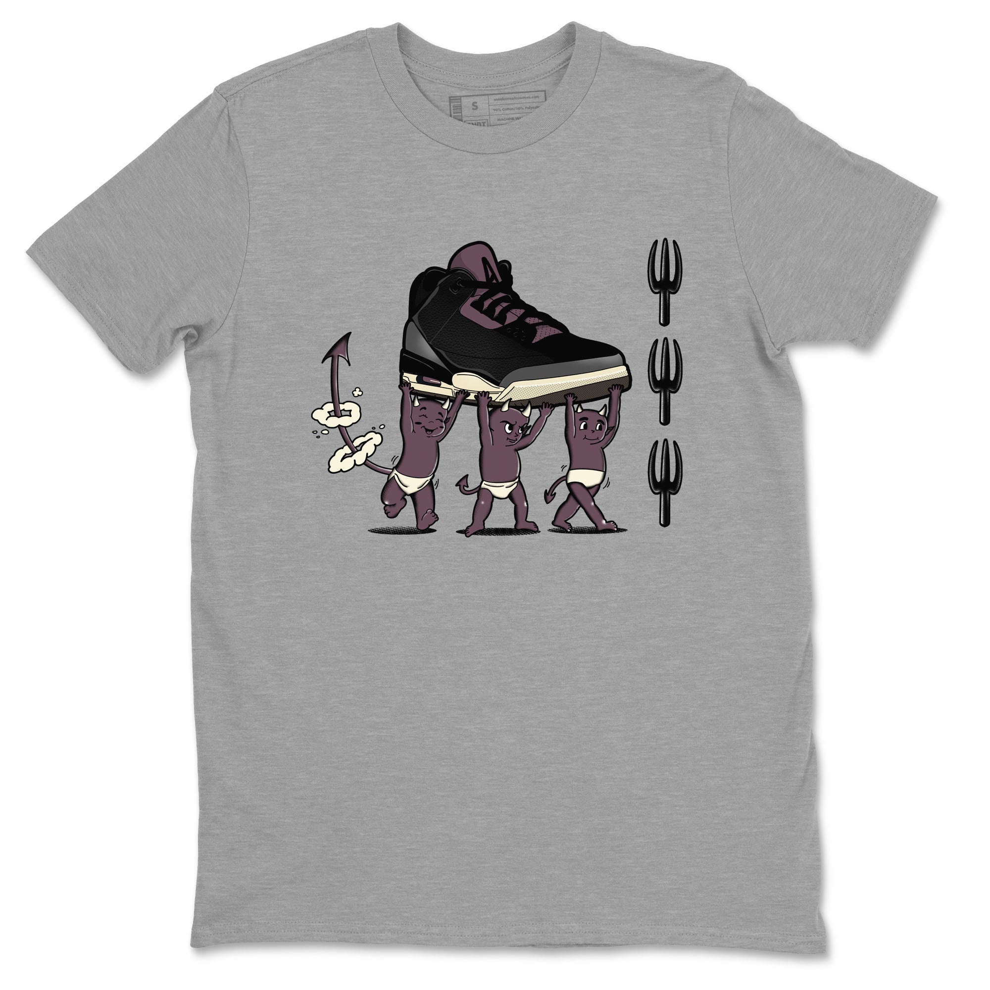 Devil Babies snkmatch Tees - Air Jordan 3 A Ma Maniere x Black
