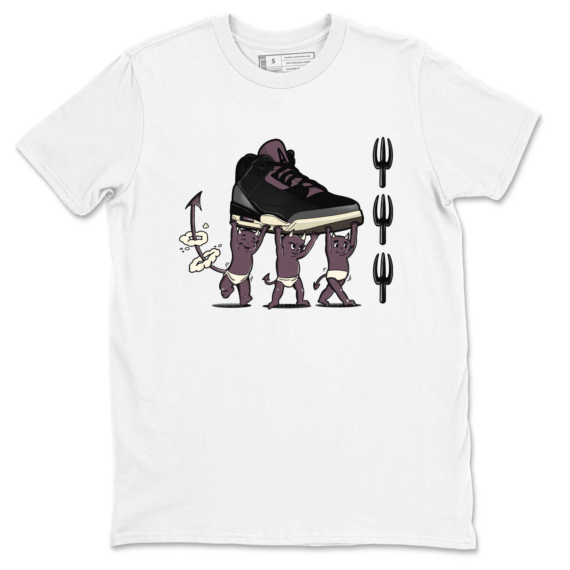 Devil Babies snkmatch Tees - Air Jordan 3 A Ma Maniere x Black
