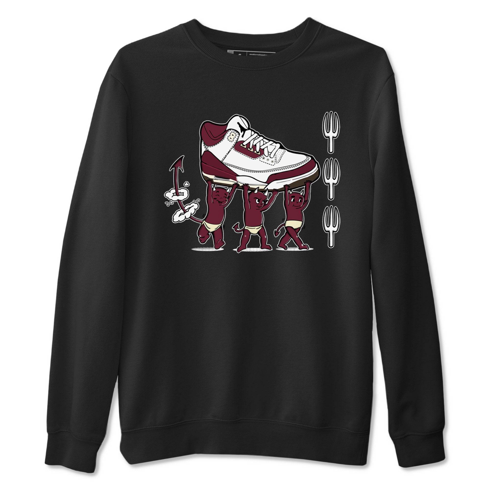 Devil Babies snkmatch Tees - Air Jordan 3 A Ma Maniere x Burgundy Crush