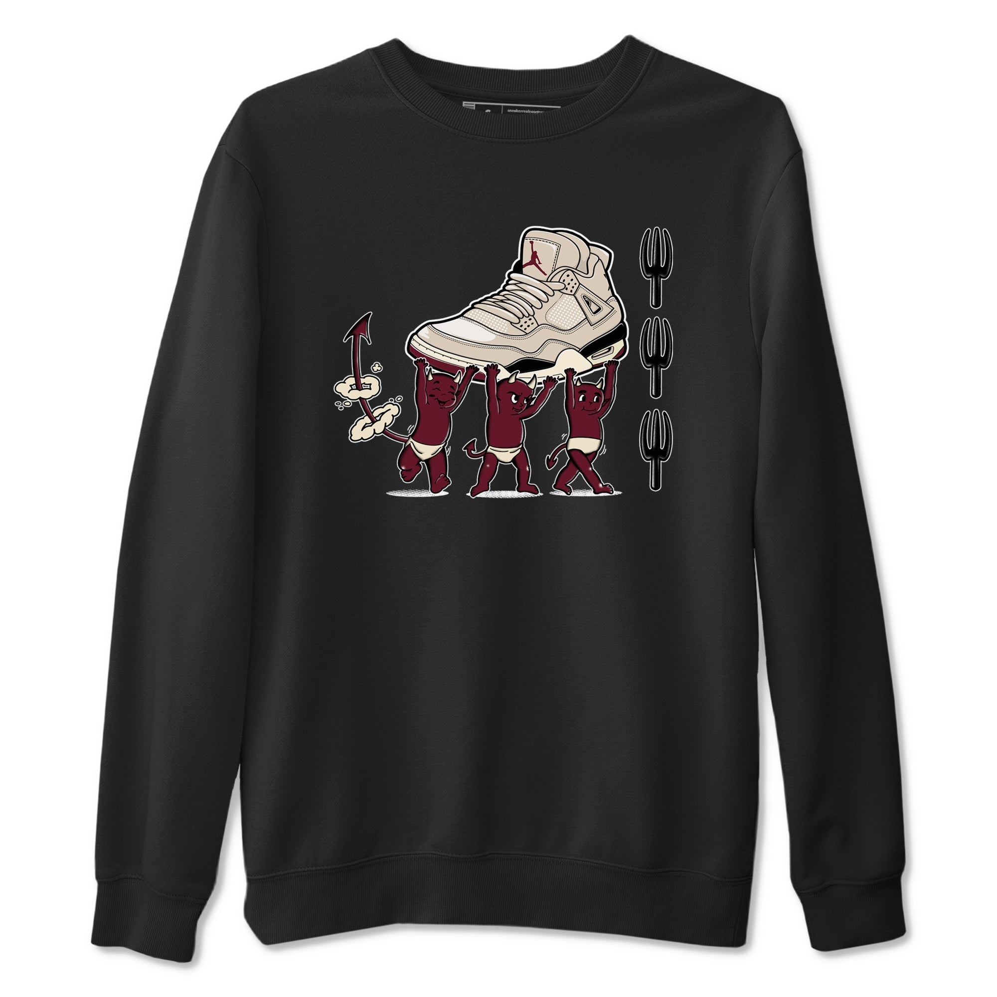 Devil Babies snkmatch Tees - Air Jordan 4 A Ma Maniere x Fossil Stone