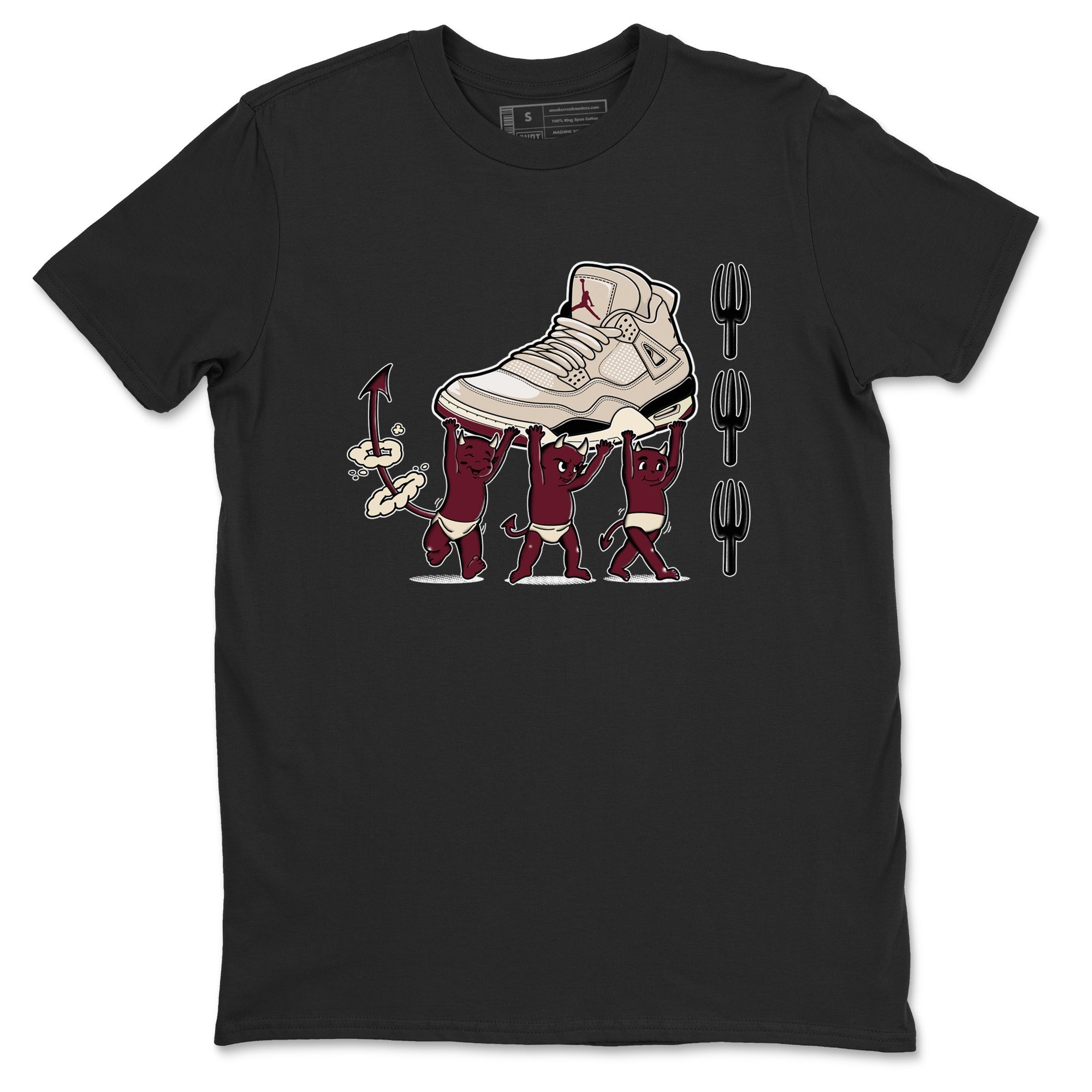 Devil Babies snkmatch Tees - Air Jordan 4 A Ma Maniere x Fossil Stone