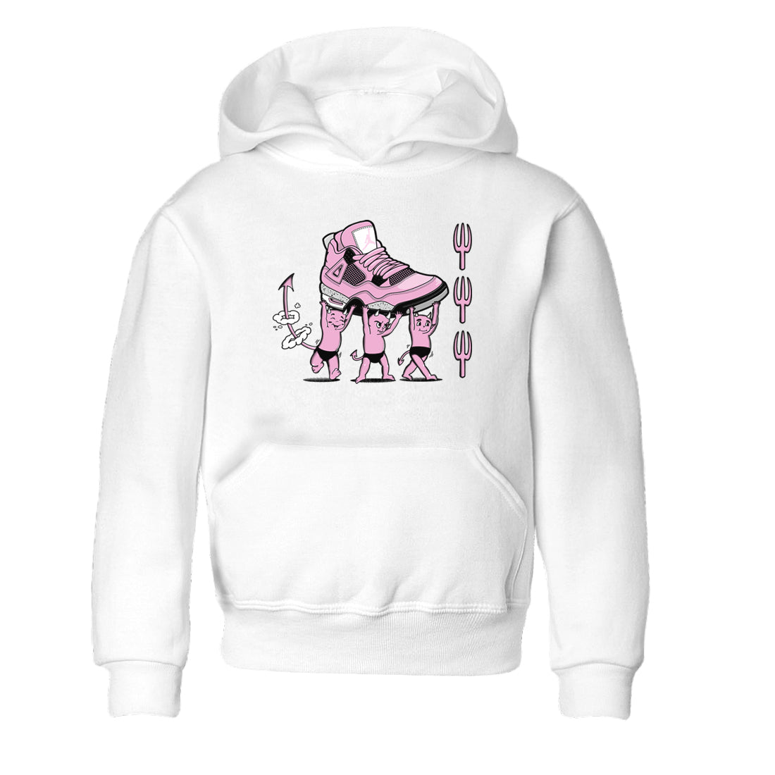 Devil Babies snkmatch Tees Kids - Air Jordan 4 Orchid