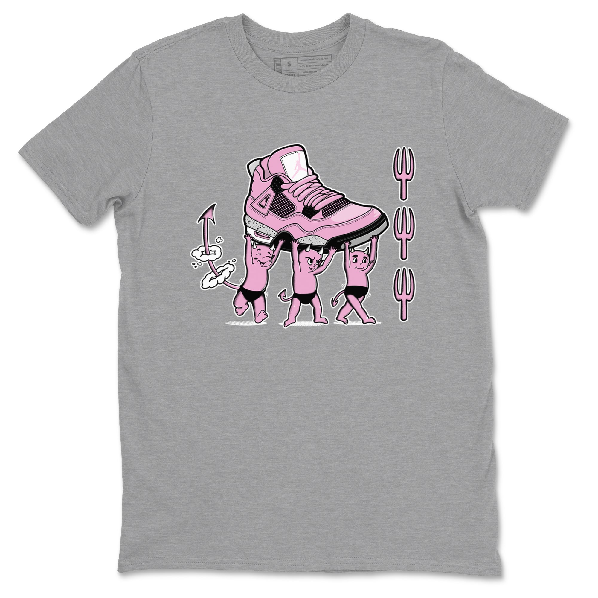 Devil Babies snkmatch Tees - Air Jordan 4 Orchid