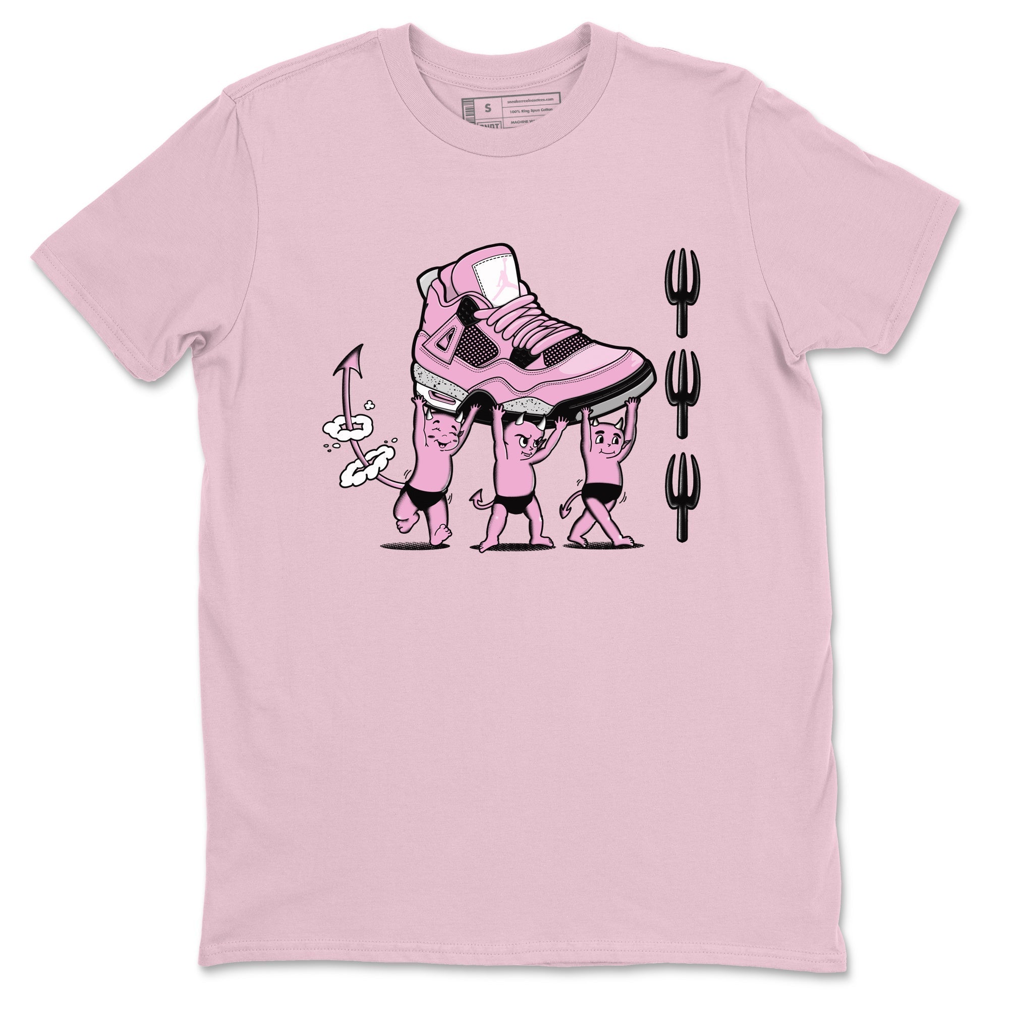 Devil Babies snkmatch Tees - Air Jordan 4 Orchid