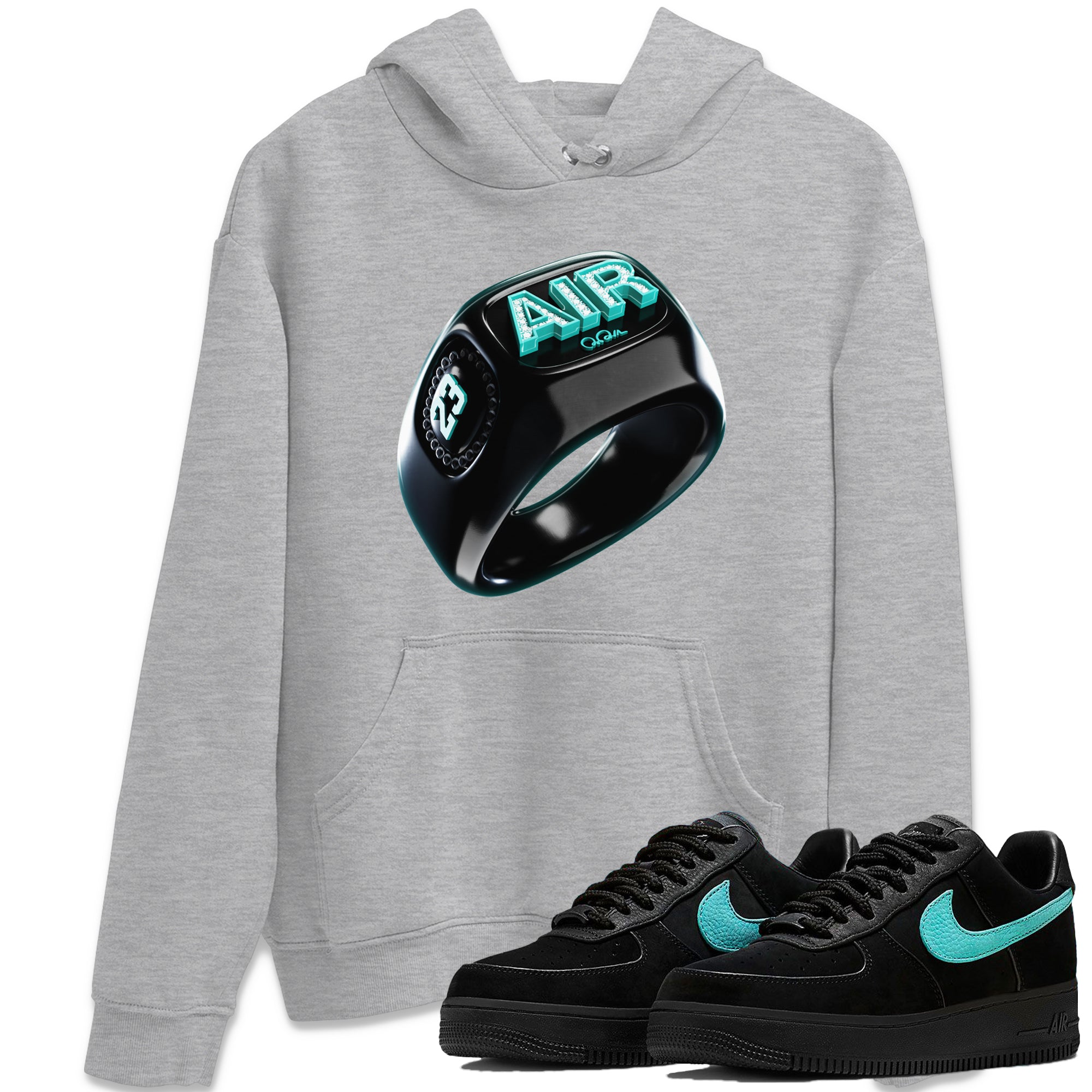 Diamond Ring Unisex Tops - Air Force 1 Tiffany
