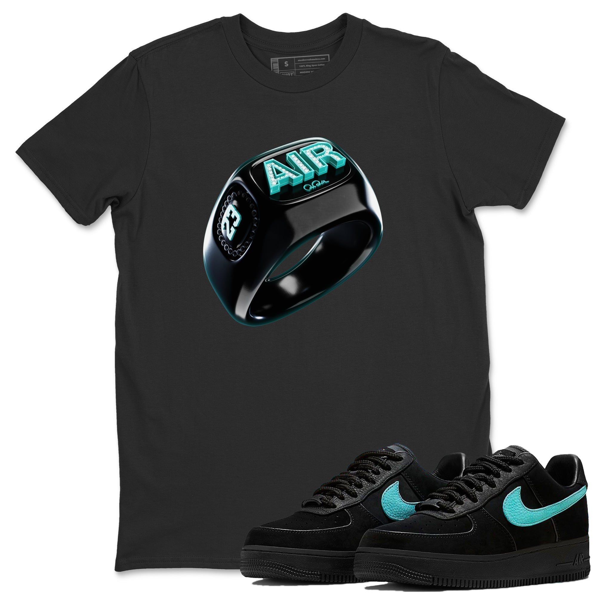 Diamond Ring Unisex Tops - Air Force 1 Tiffany