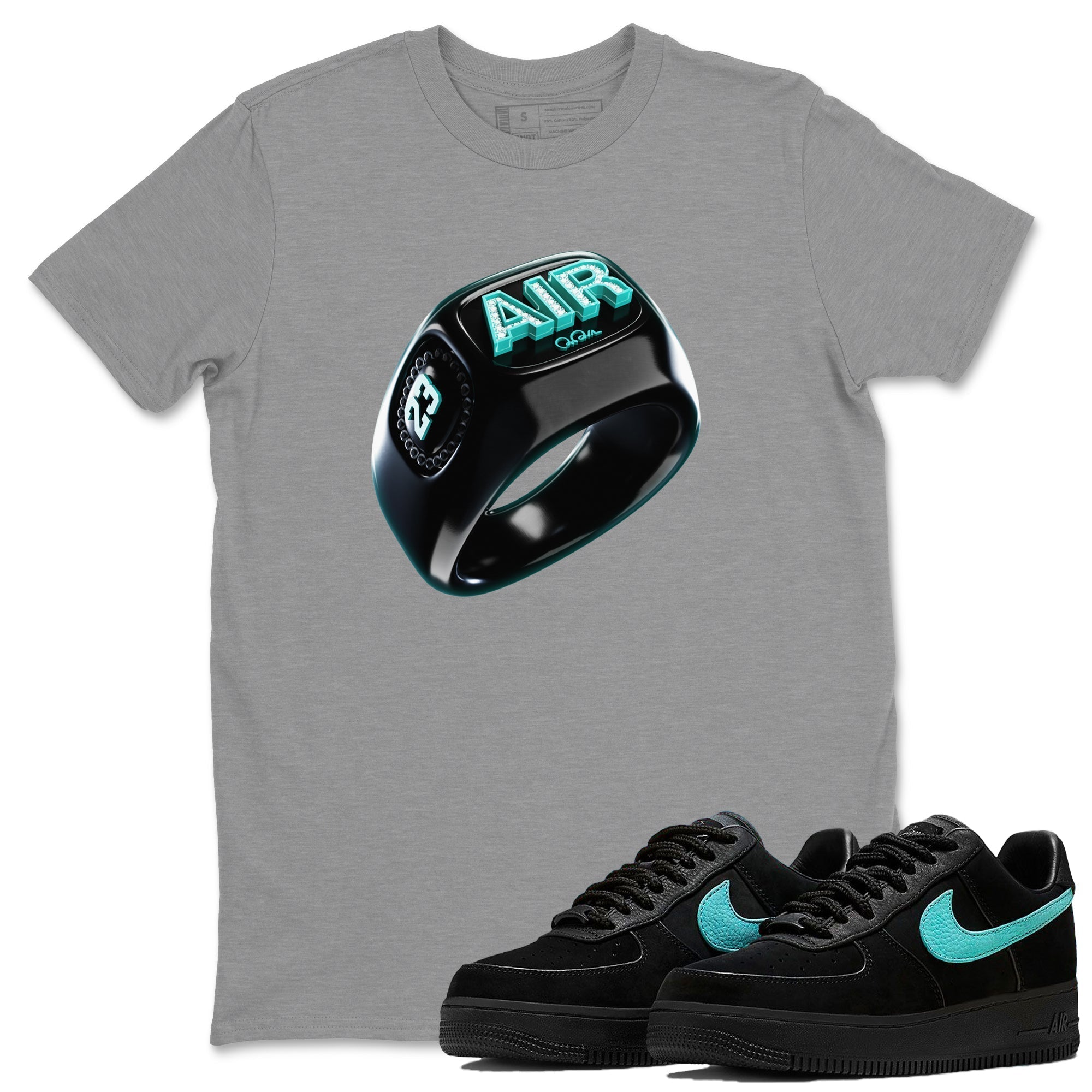 Diamond Ring Unisex Tops - Air Force 1 Tiffany