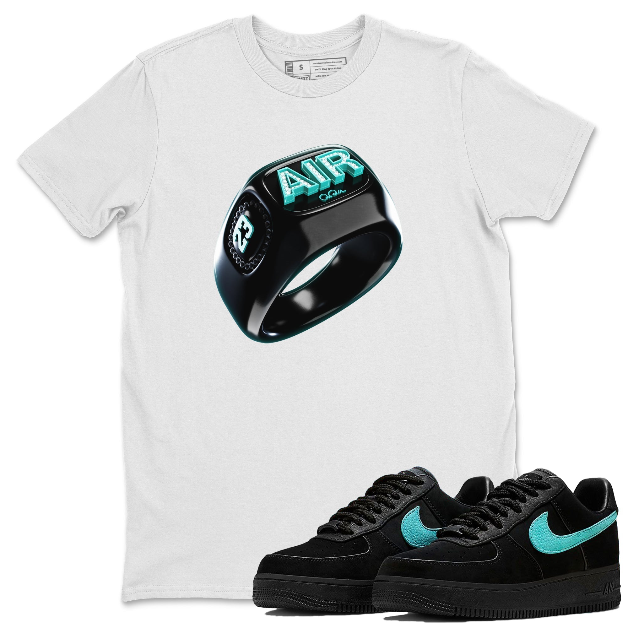 Diamond Ring Unisex Tops - Air Force 1 Tiffany