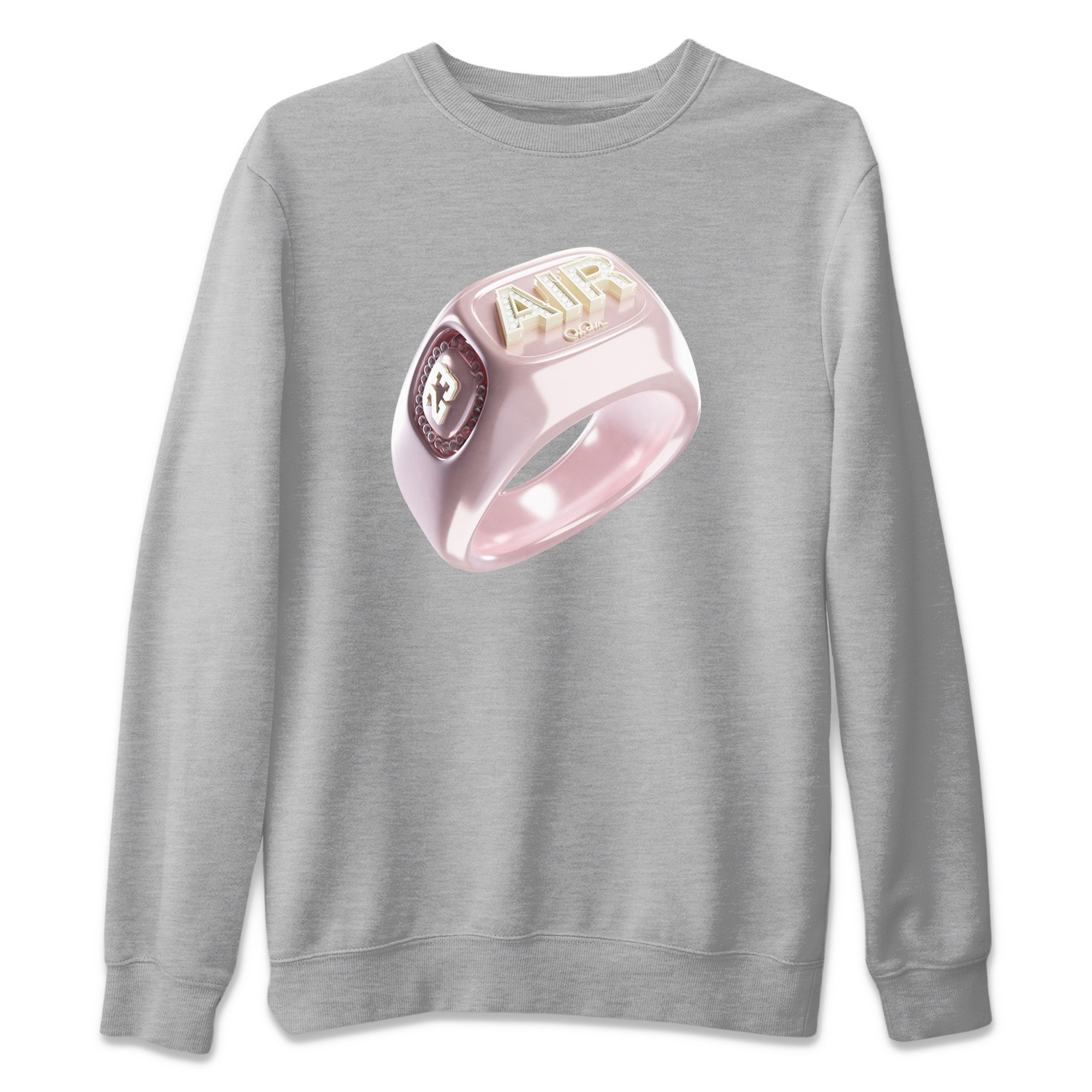 Diamond Ring Unisex Tops - Air Jordan 1 Washed Pink