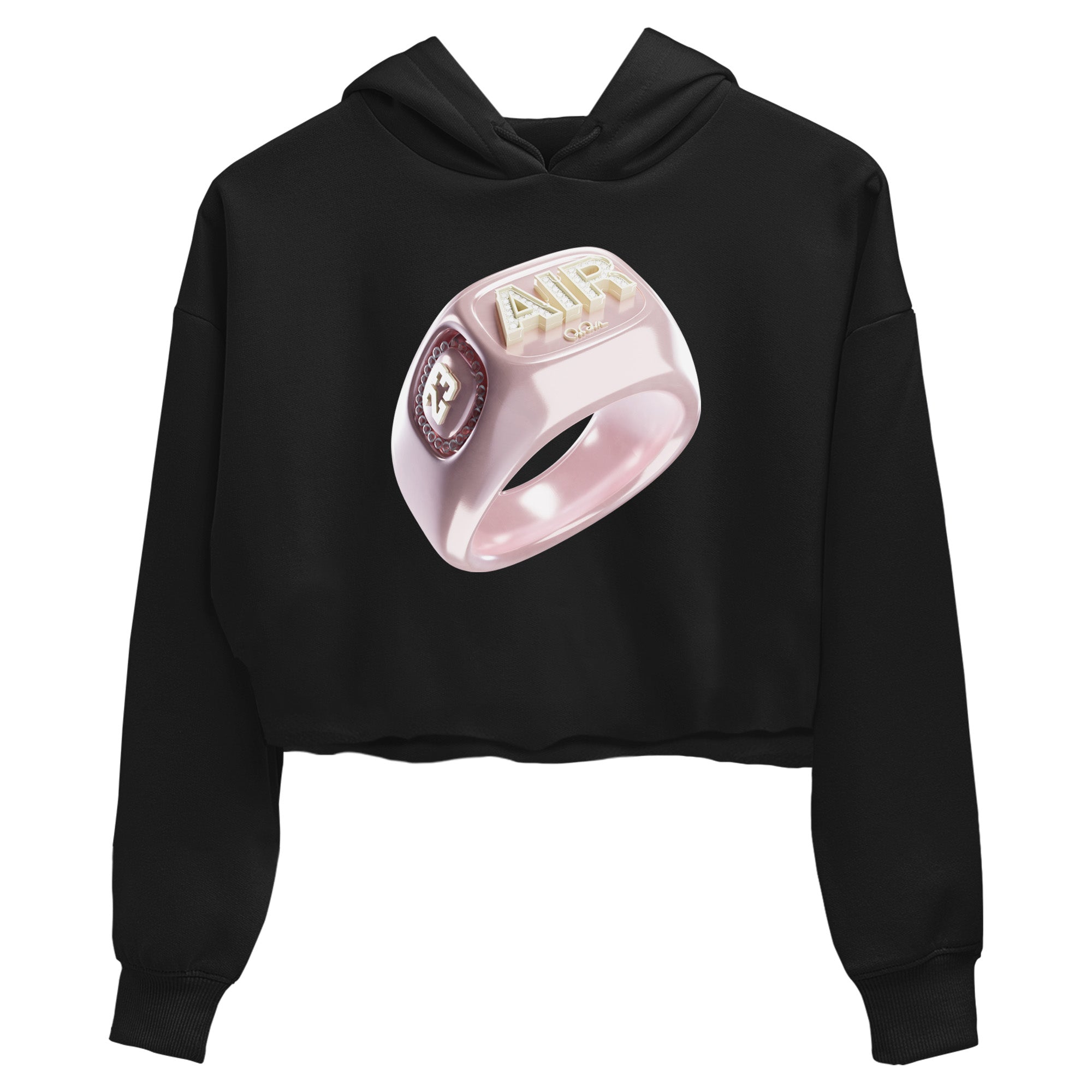 Diamond Ring Women's Tops - Air Jordan 1 Washed Pink