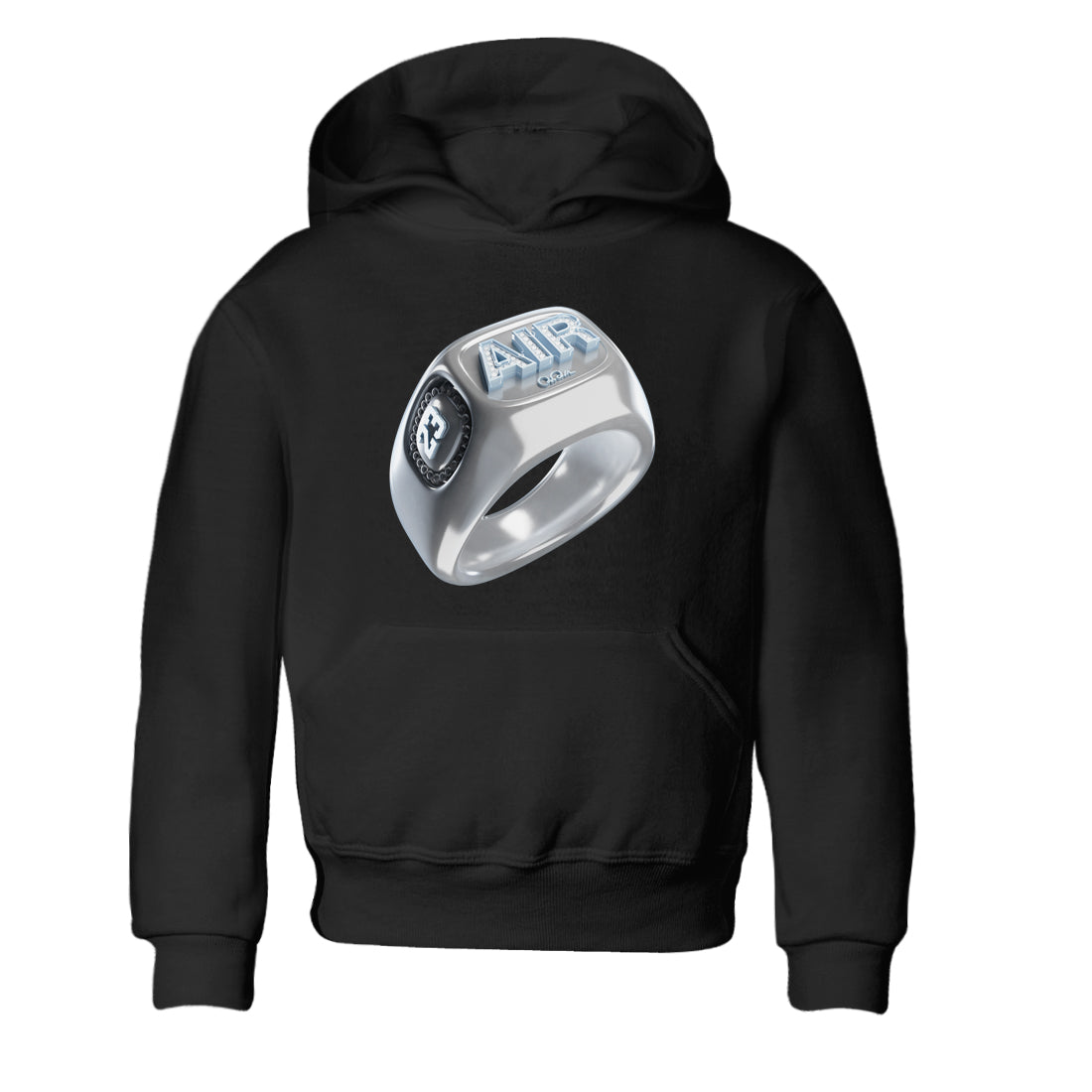 Diamond Ring Kids Tops - Air Jordan 11 White Cement