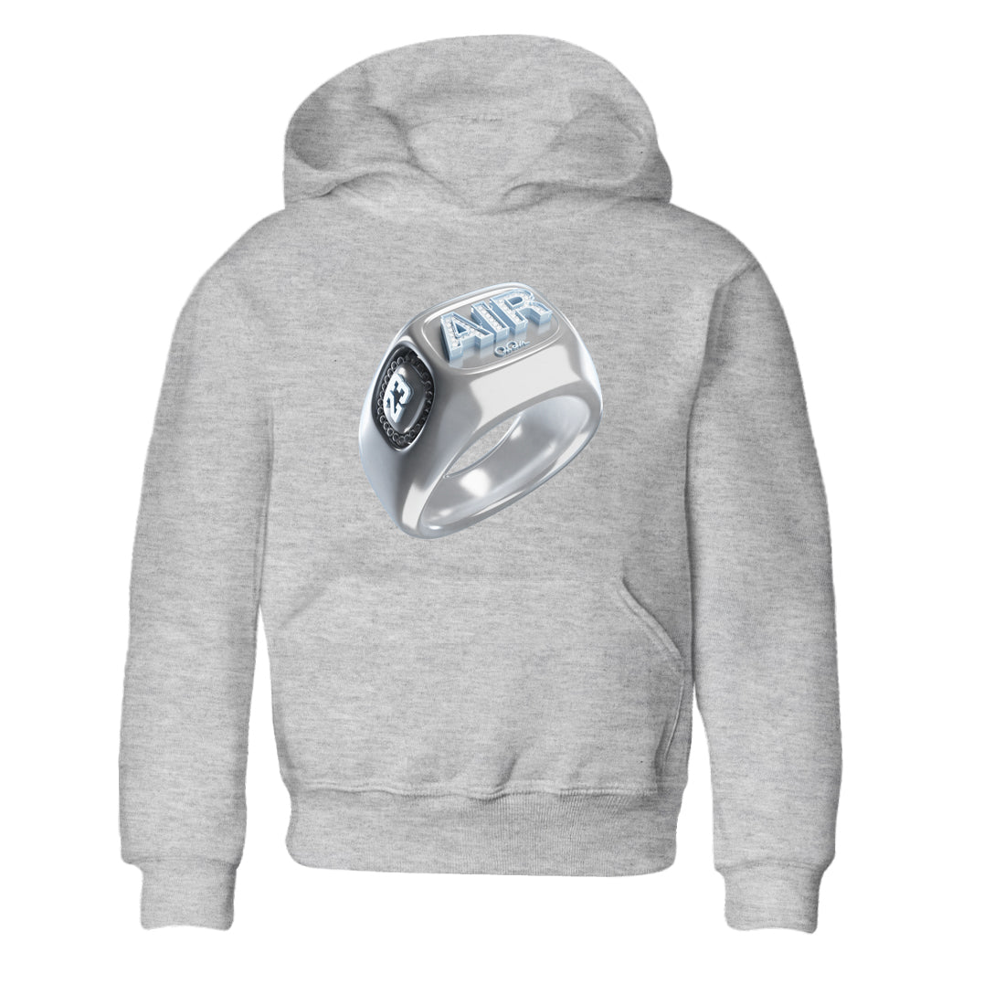 Diamond Ring Kids Tops - Air Jordan 11 White Cement