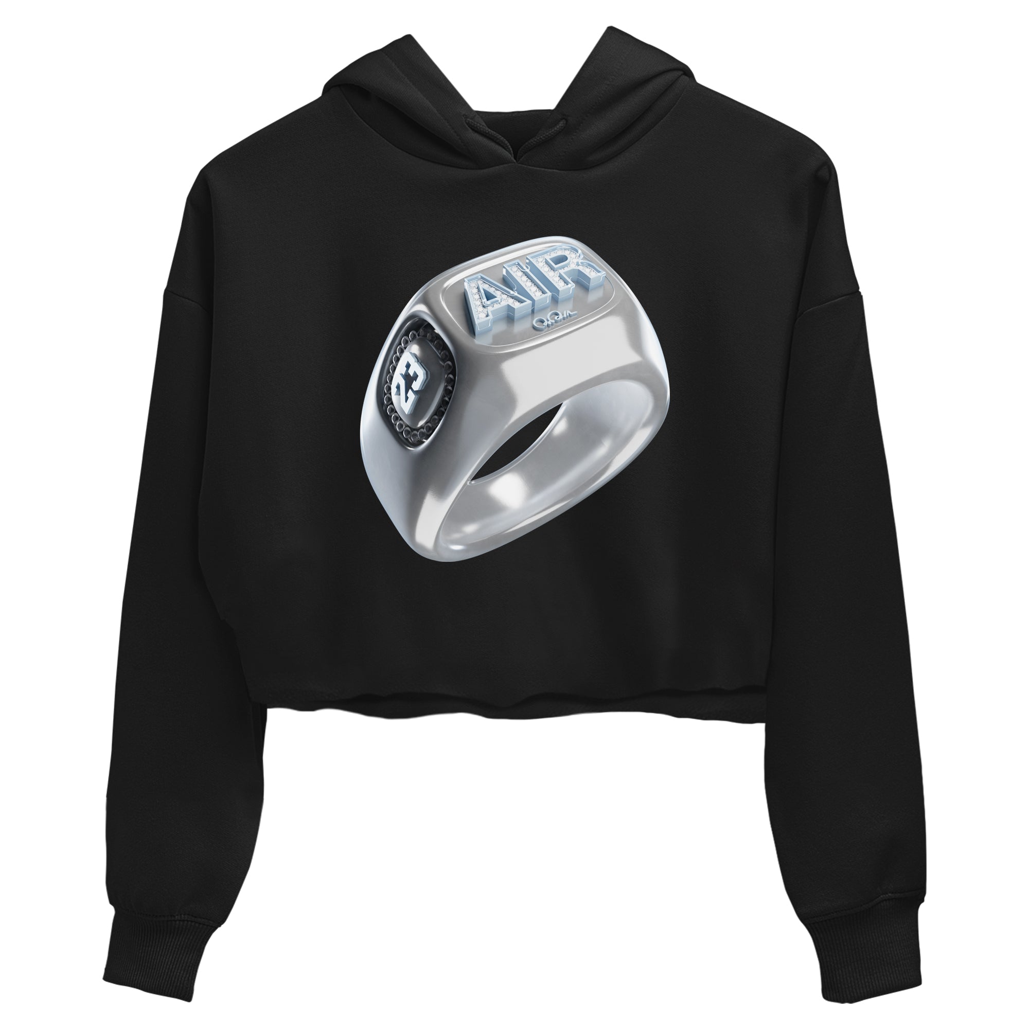Diamond Ring Women's Tops - Air Jordan 11 White Cement