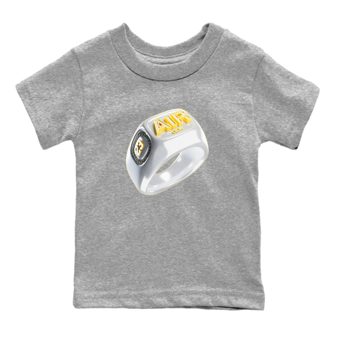 Diamond Ring Kids Tops - Air Jordan 11 Yellow Python