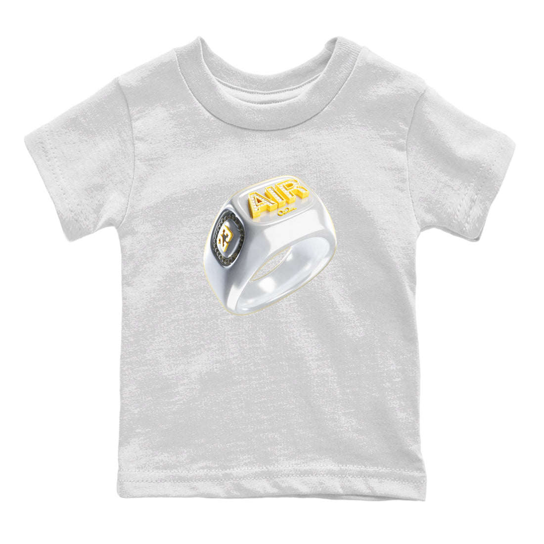 Diamond Ring Kids Tops - Air Jordan 11 Yellow Python