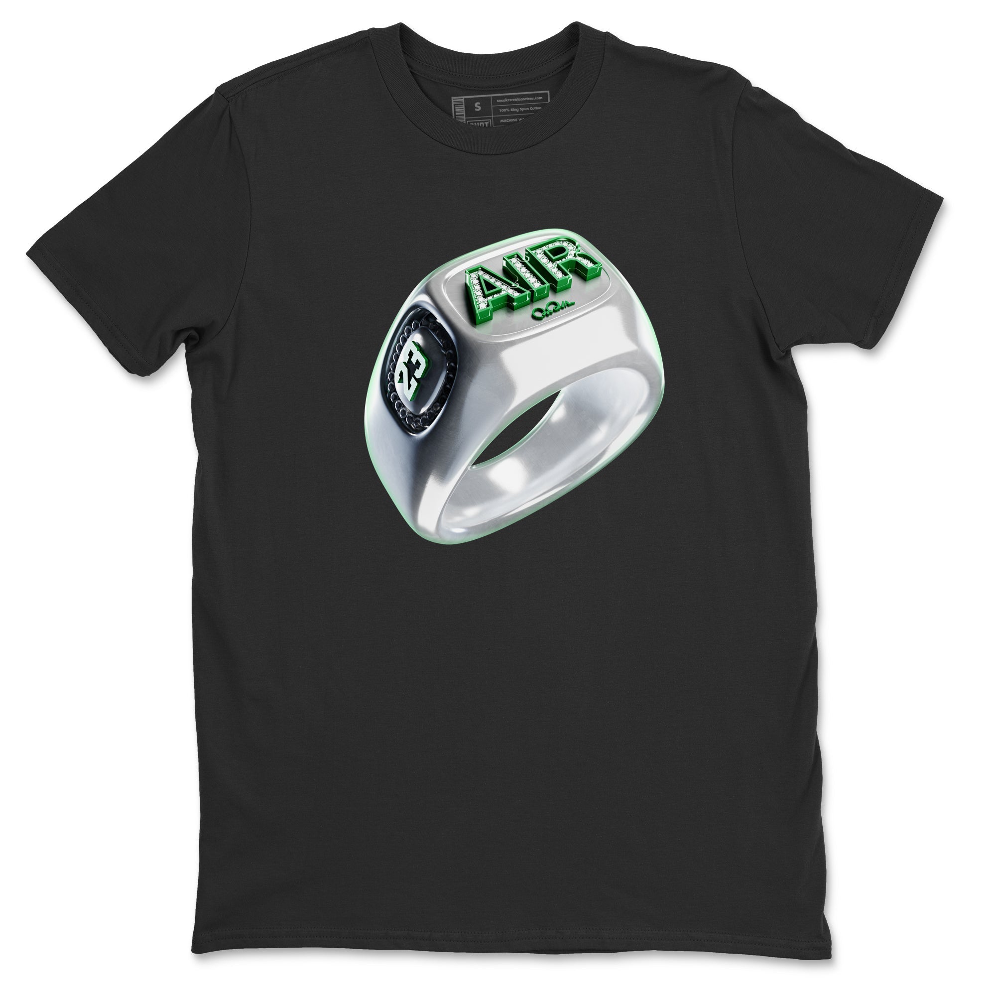 Diamond Ring Unisex Tops - Air Jordan 4 Pine Green
