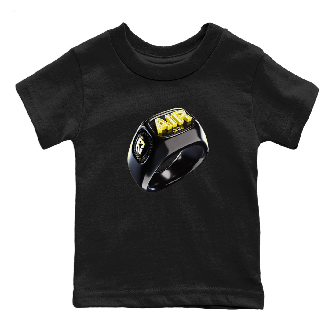 Diamond Ring Kids Tops - Air Jordan 4 Thunder