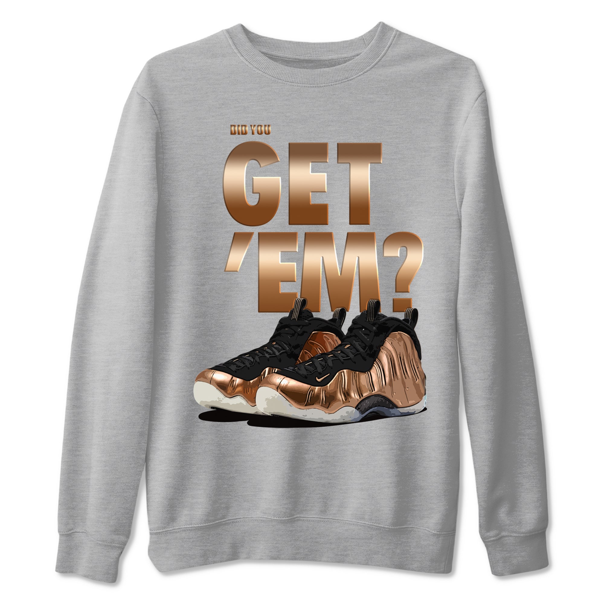 Did You Get 'Em snkmatch Tees - Air Foamposite One Metallic Copper