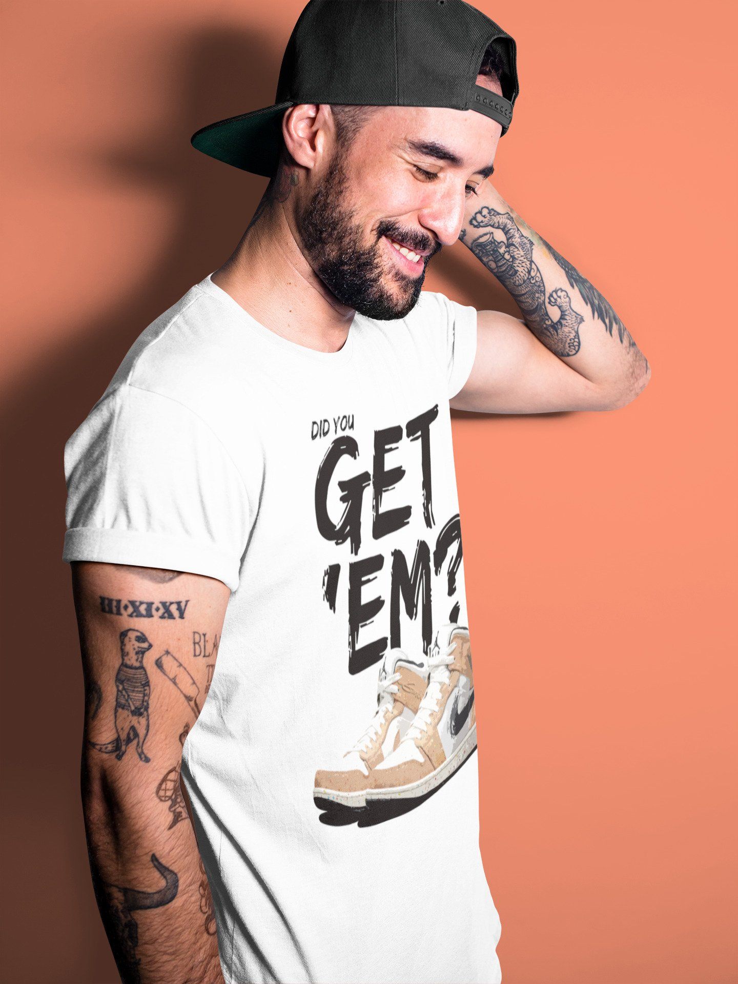 Did You Get 'Em Unisex Tops - Air Jordan 1 Brushstroke