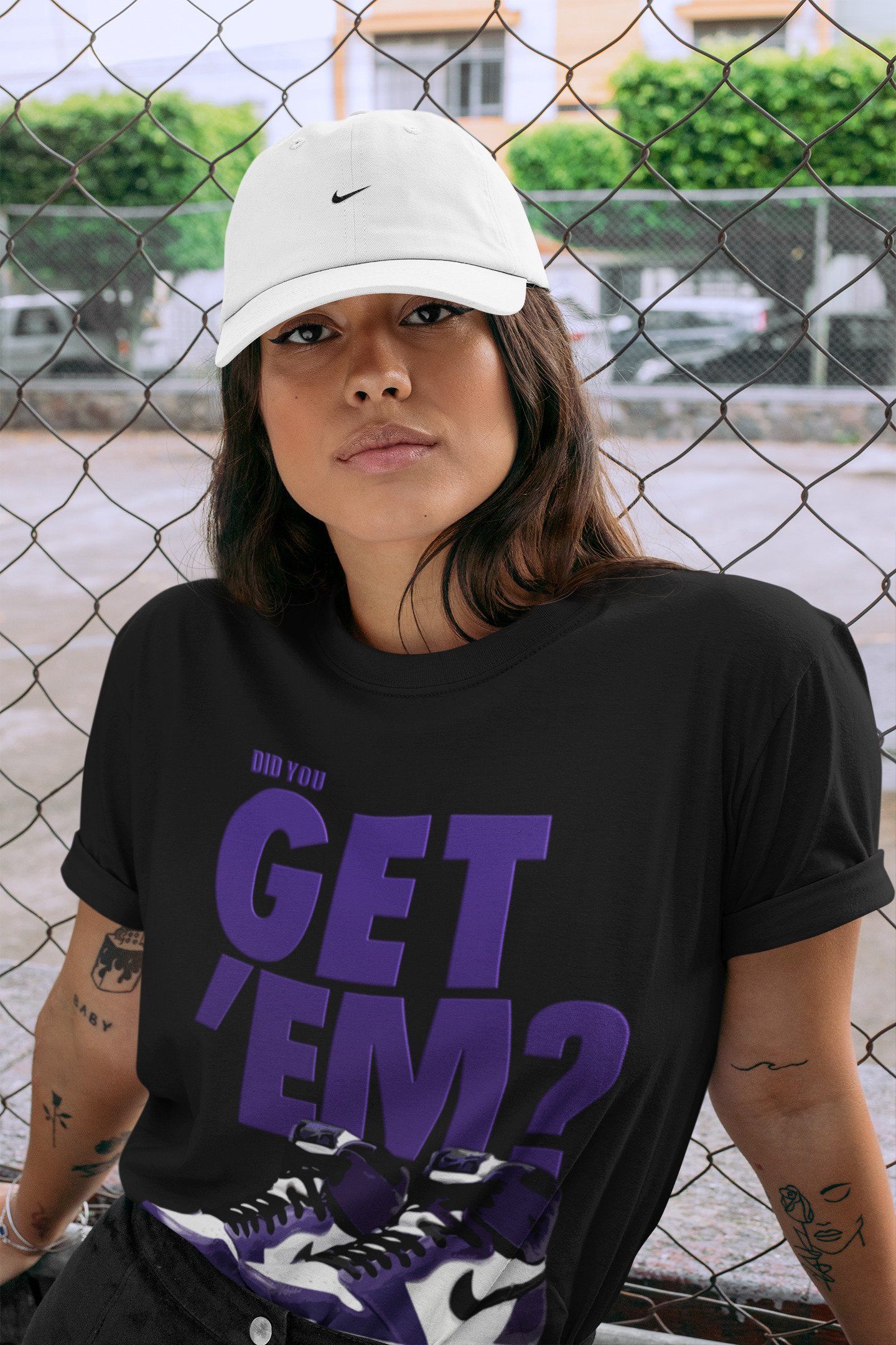 Did You Get 'Em Unisex Tops - Air Jordan 1 Court Purple