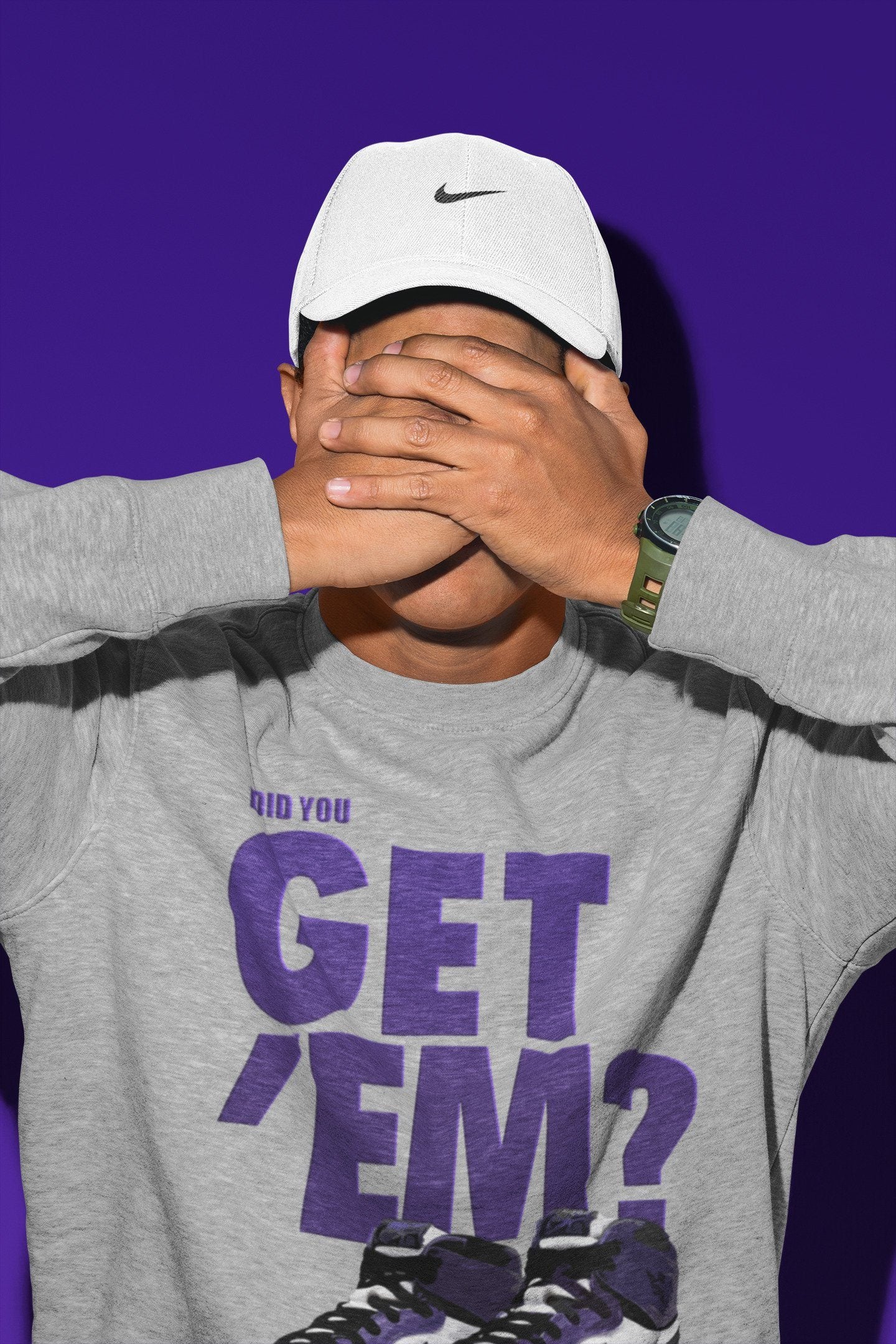 Did You Get 'Em Unisex Tops - Air Jordan 1 Court Purple