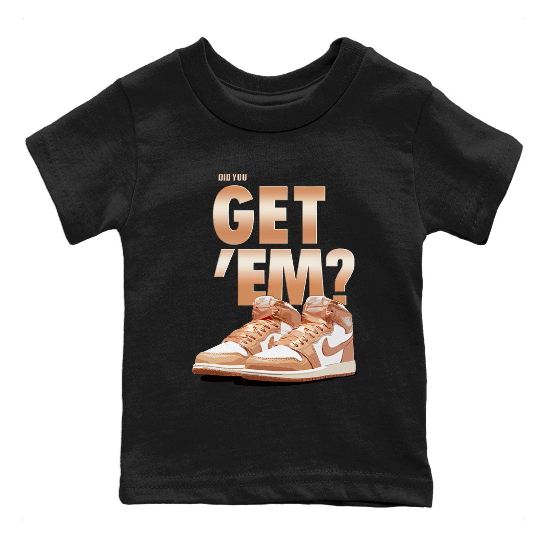 Did You Get 'Em snkmatch Tee Kids - Air Jordan 1 Praline