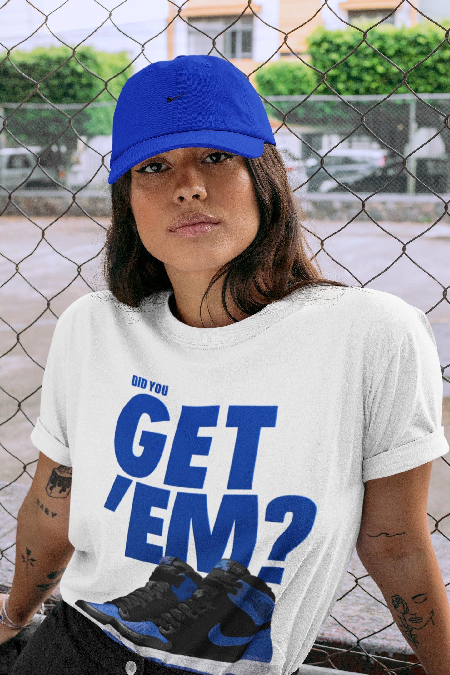 Did You Get 'Em Unisex Tops - Air Jordan 1 Royal Black