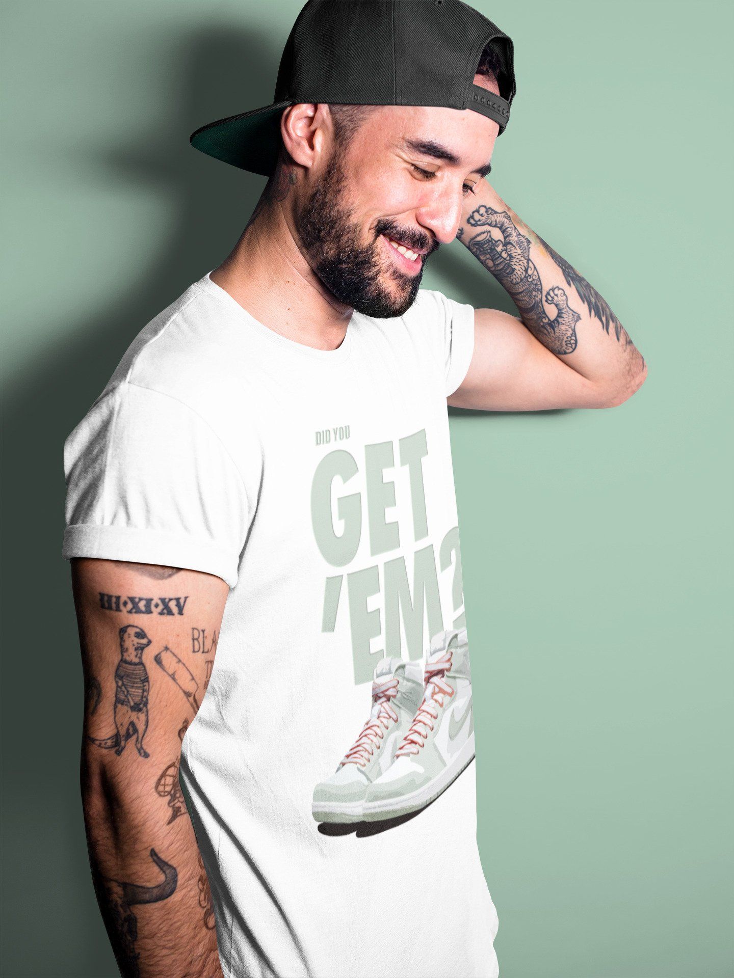 Did You Get 'Em Unisex Tops - Air Jordan 1 Seafoam