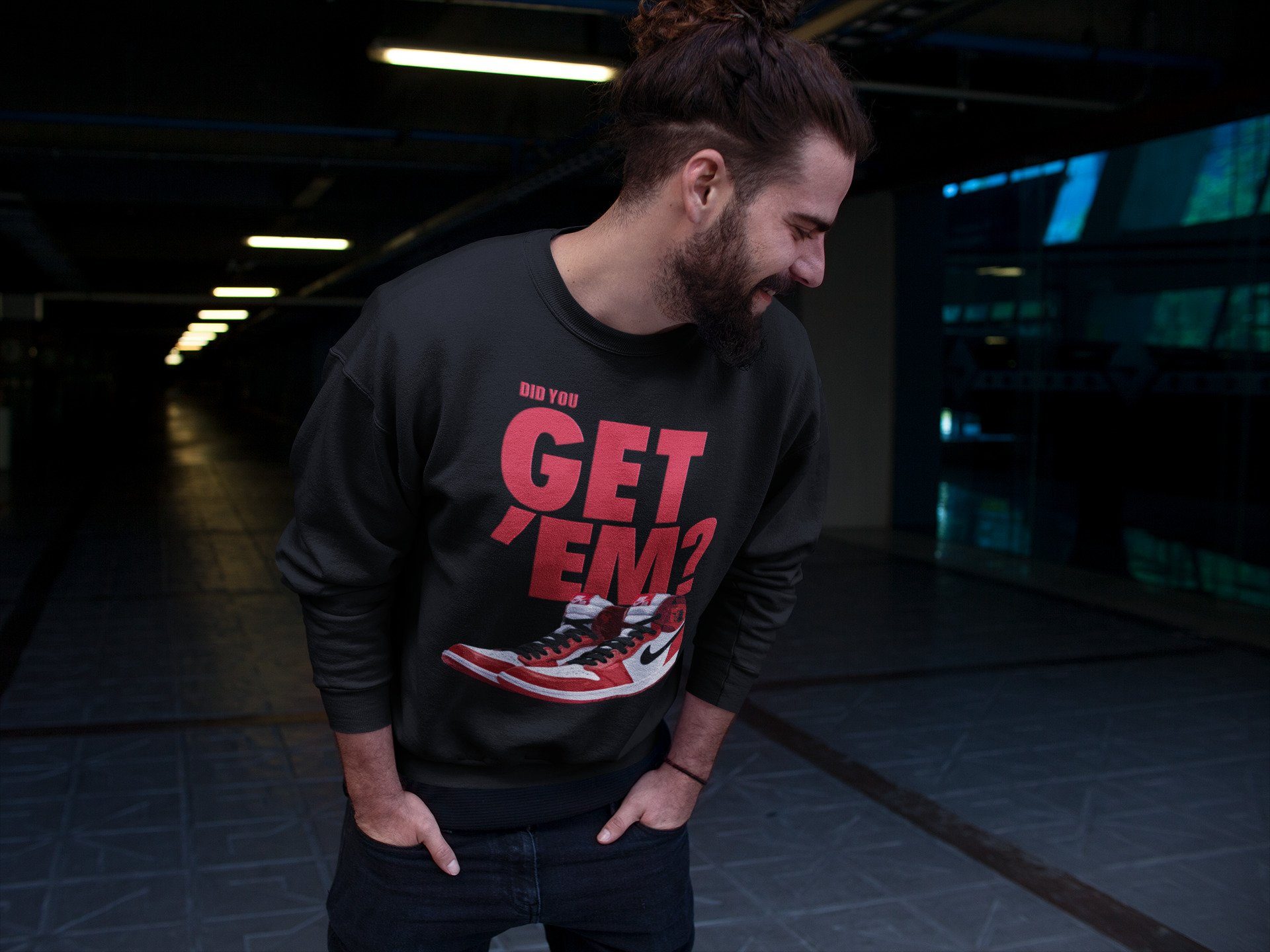 Did You Get 'Em Unisex Tops - Air Jordan 1 Varsity Red