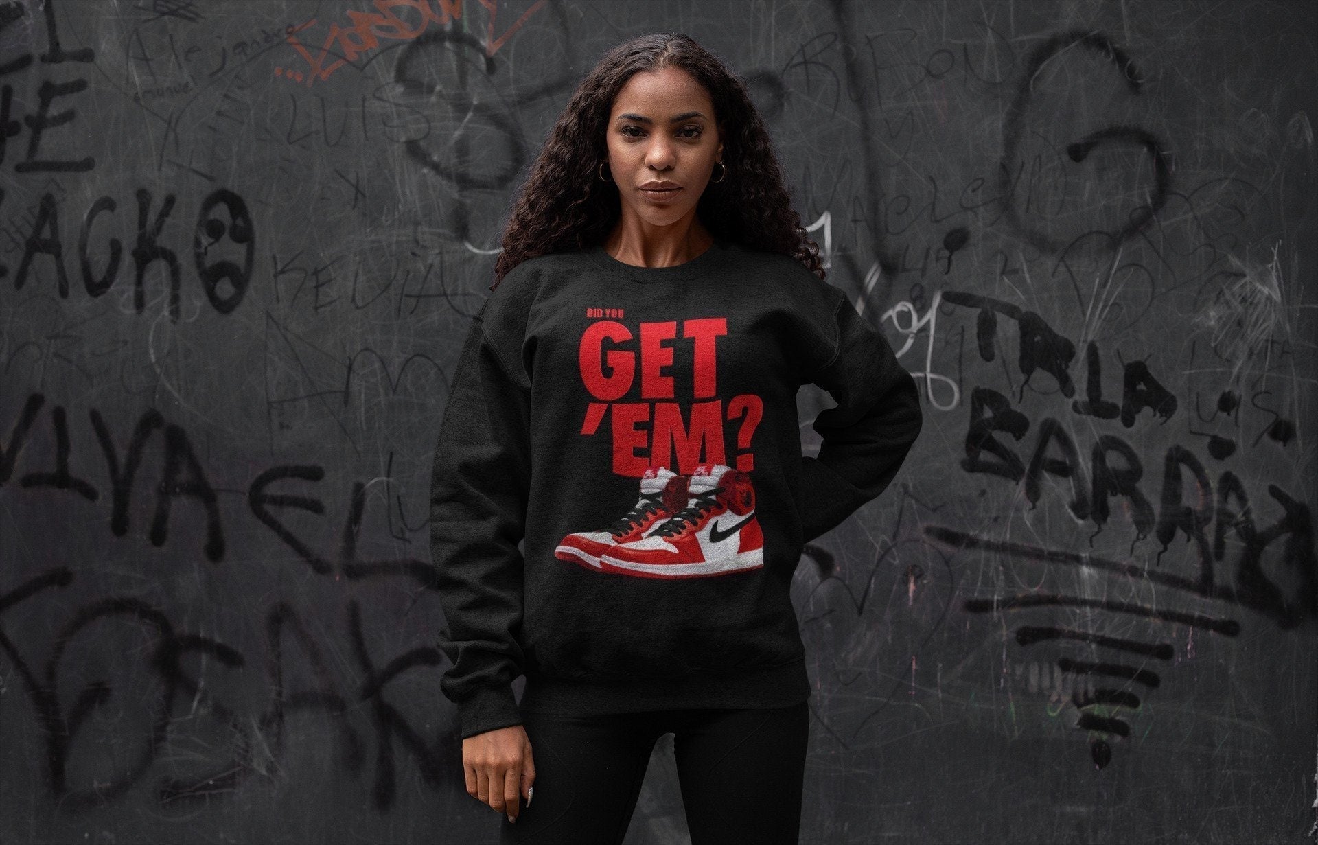 Did You Get 'Em Unisex Tops - Air Jordan 1 Varsity Red