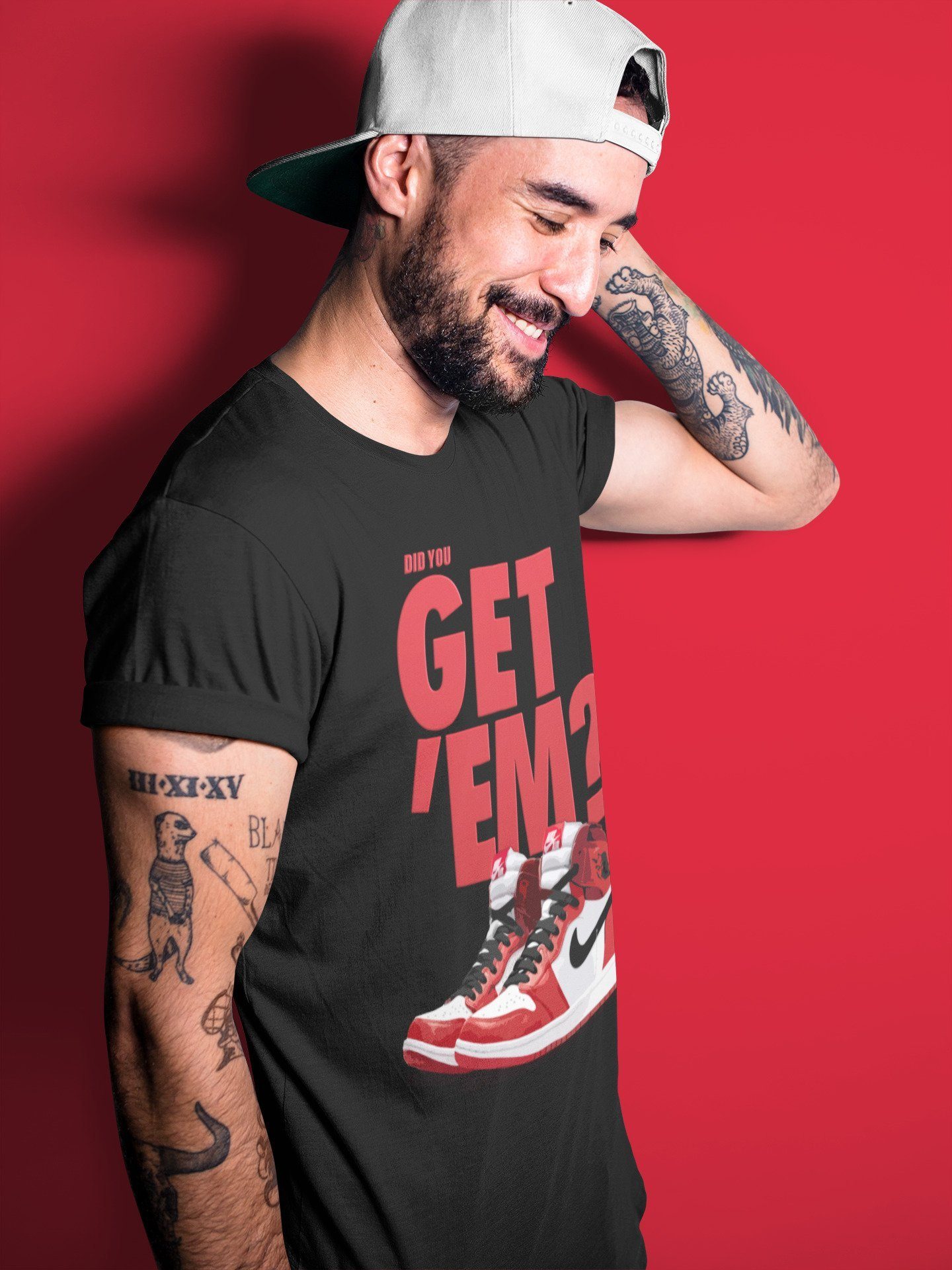 Did You Get 'Em Unisex Tops - Air Jordan 1 Varsity Red