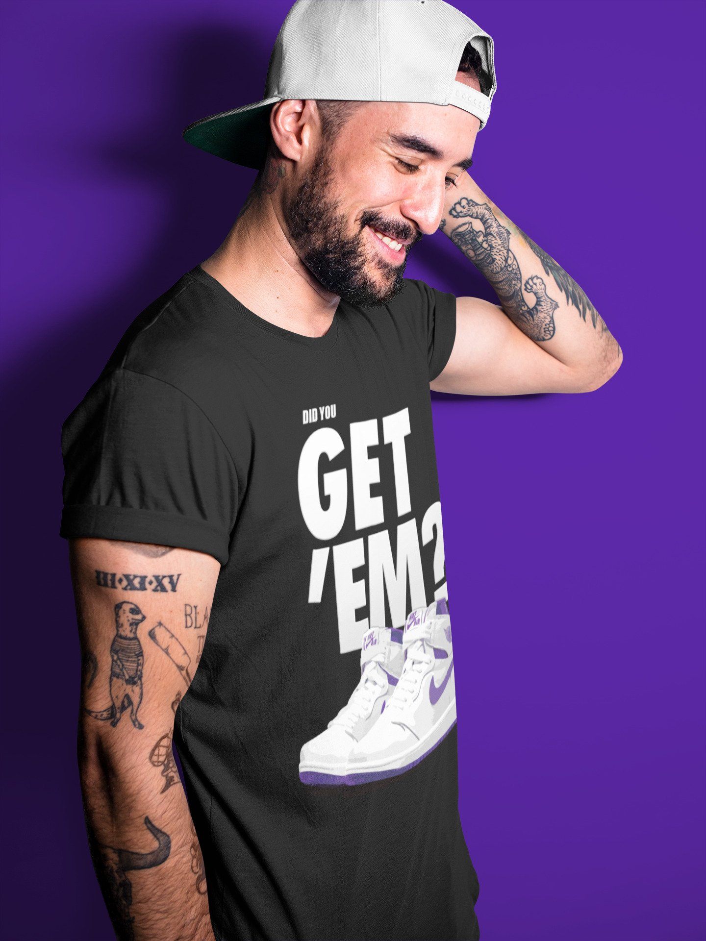 Did You Get 'Em Unisex Tops - Air Jordan 1 WMNS Court Purple