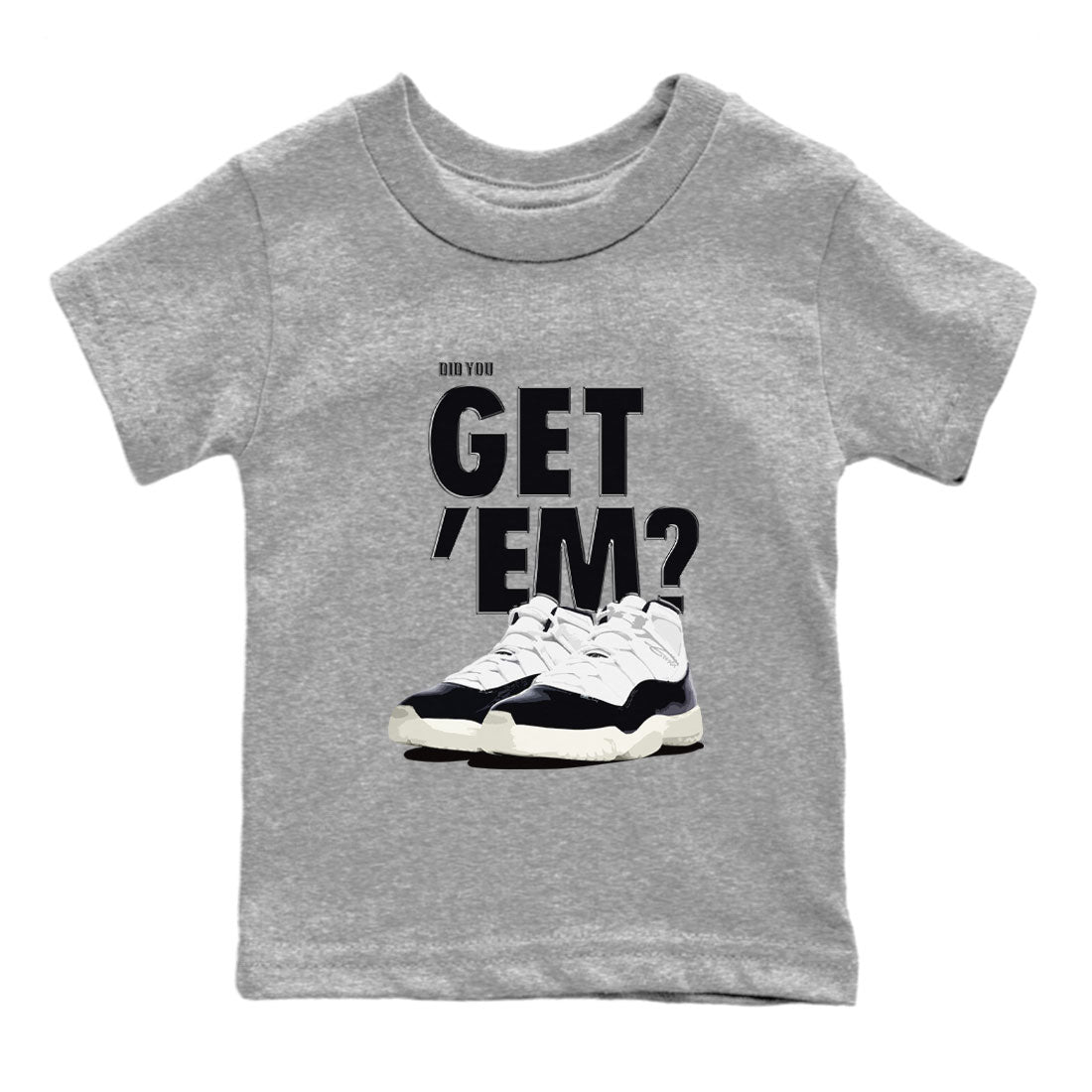 Did You Get 'Em snkmatch Tee Kids - Air Jordan 11 Gratitude