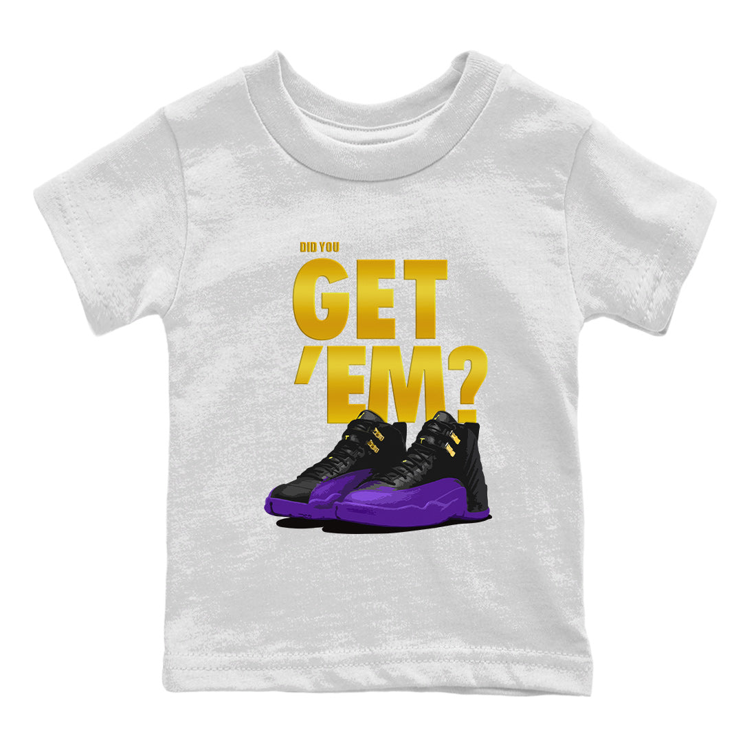 Did You Get 'Em Kids Tops - Air Jordan 12 Field Purple