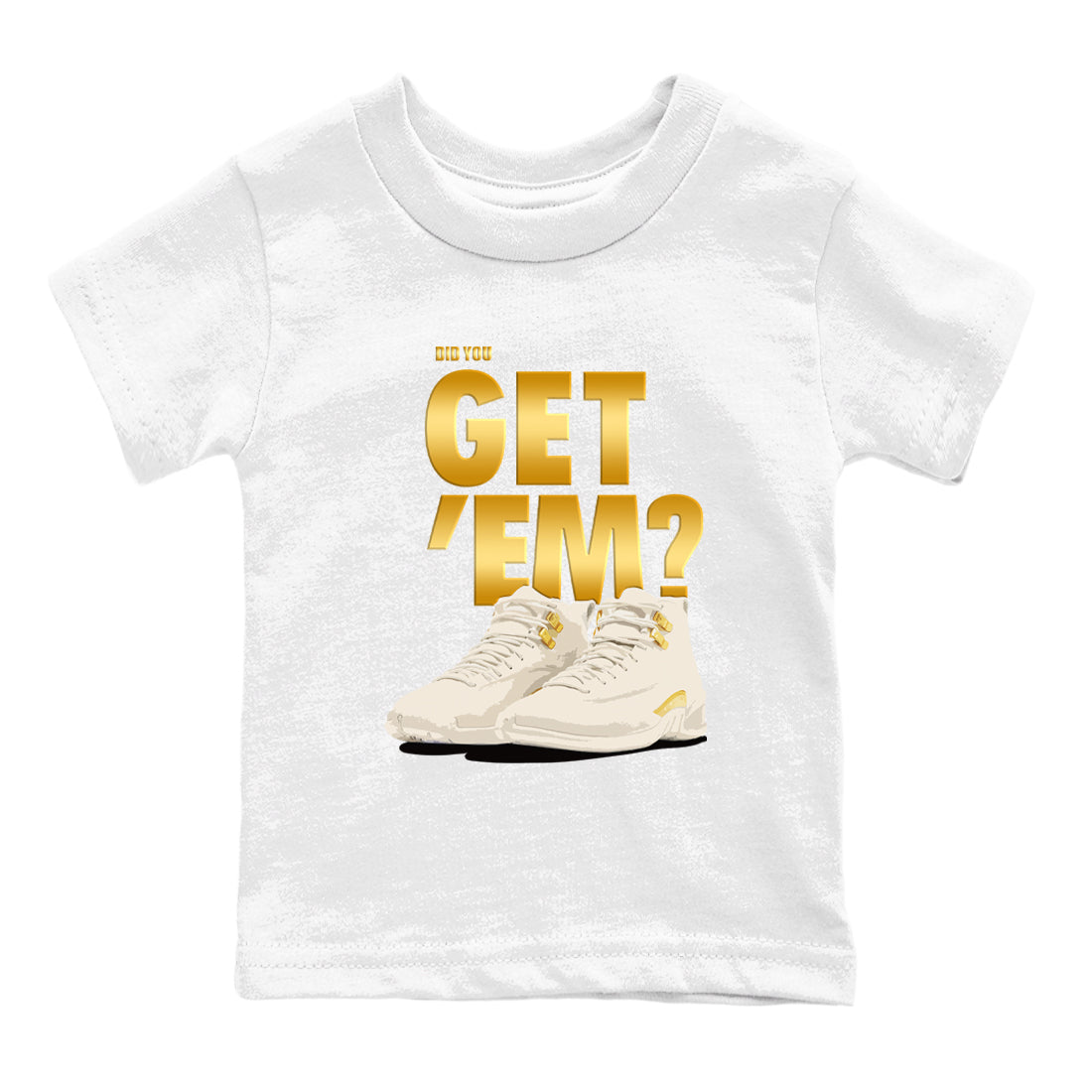 Did You Get 'Em snkmatch Tees Kids - Air Jordan 12 Phantom