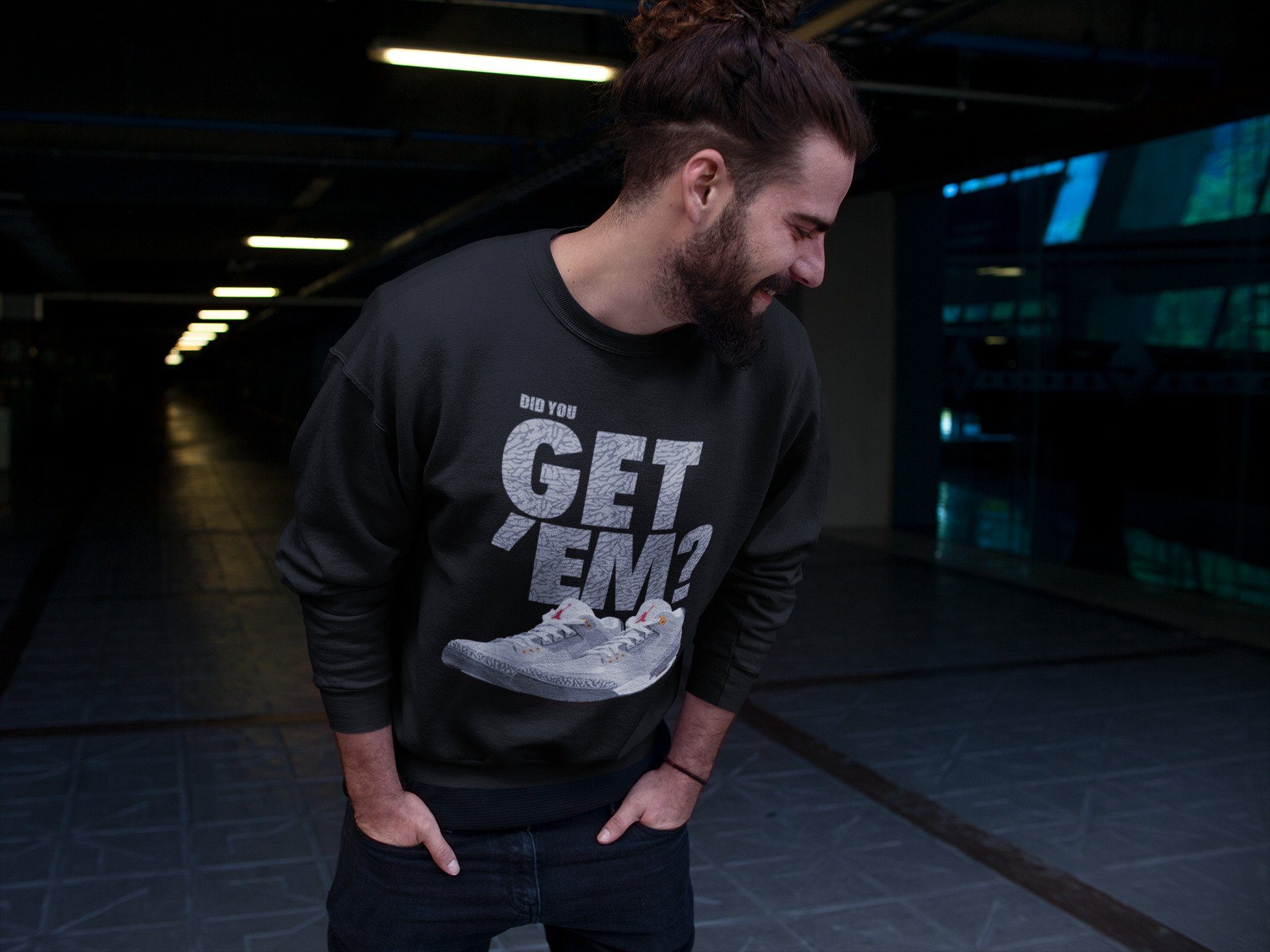 Did You Get 'Em Unisex Tops - Air Jordan 3 Cool Grey